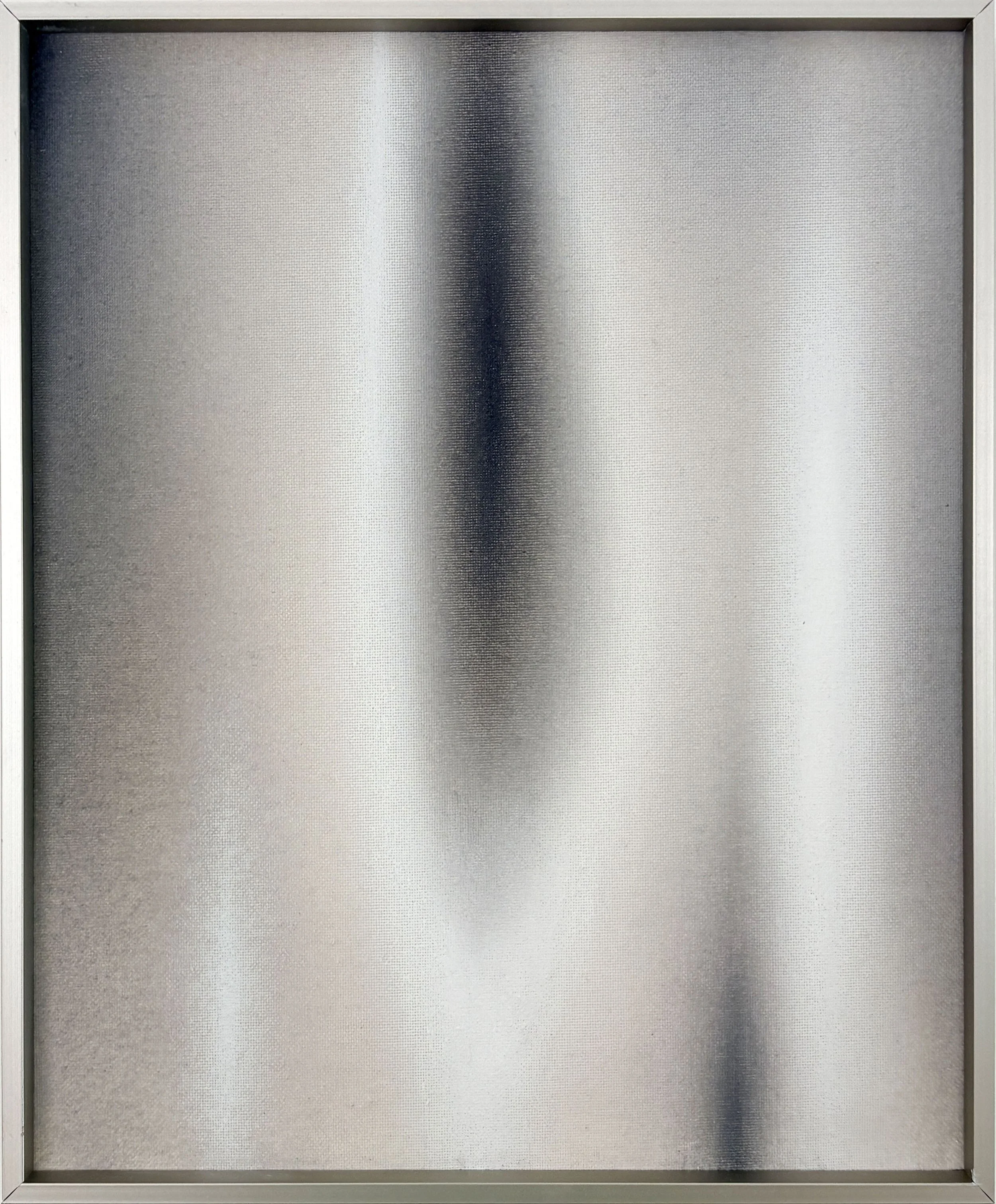 Black and white shadows, 2026. Oil on canvas, 11,9 x 9,9” (30 x 25 cm)