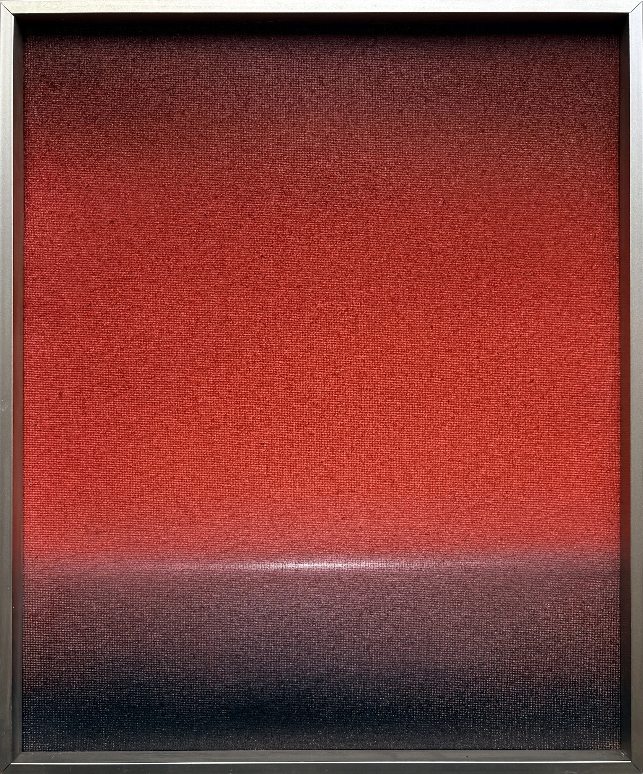 Deep rojo, 2026. Oil on canvas, 11,9 x 9,9” (30 x 25 cm)