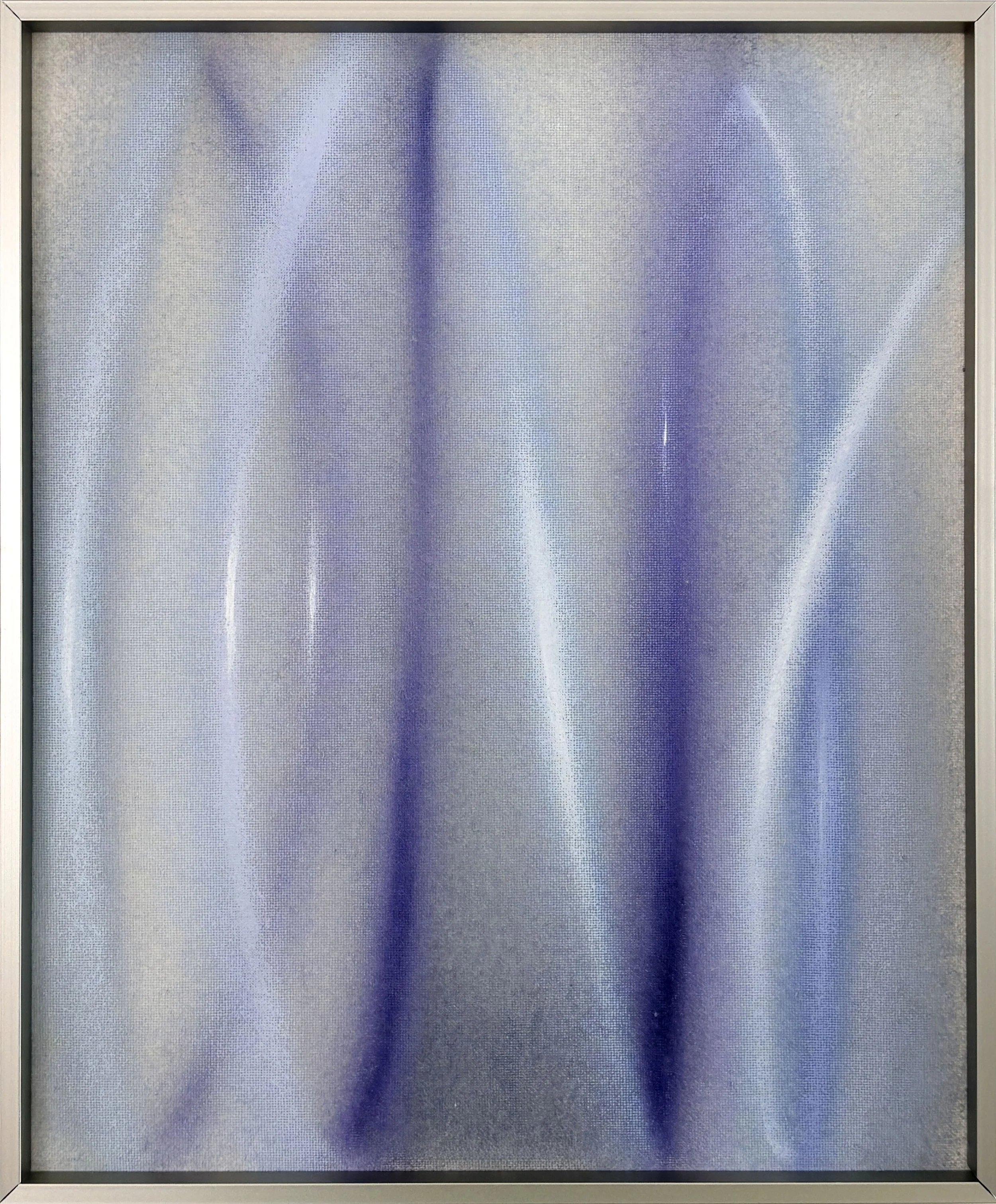 Blue spiral, 2026. Oil on canvas, 11,9 x 9,9” (30 x 25 cm)