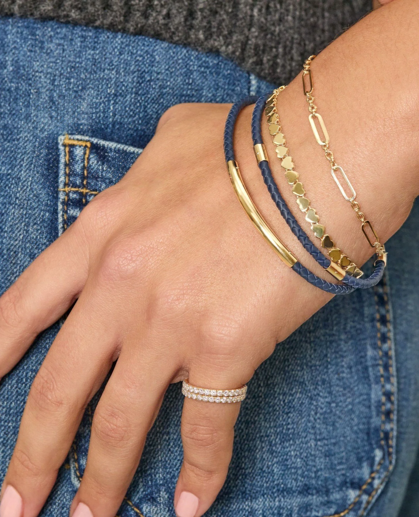 &ldquo;Stack it, style it, own it. ✨ Each bracelet tells a story. What's yours?
