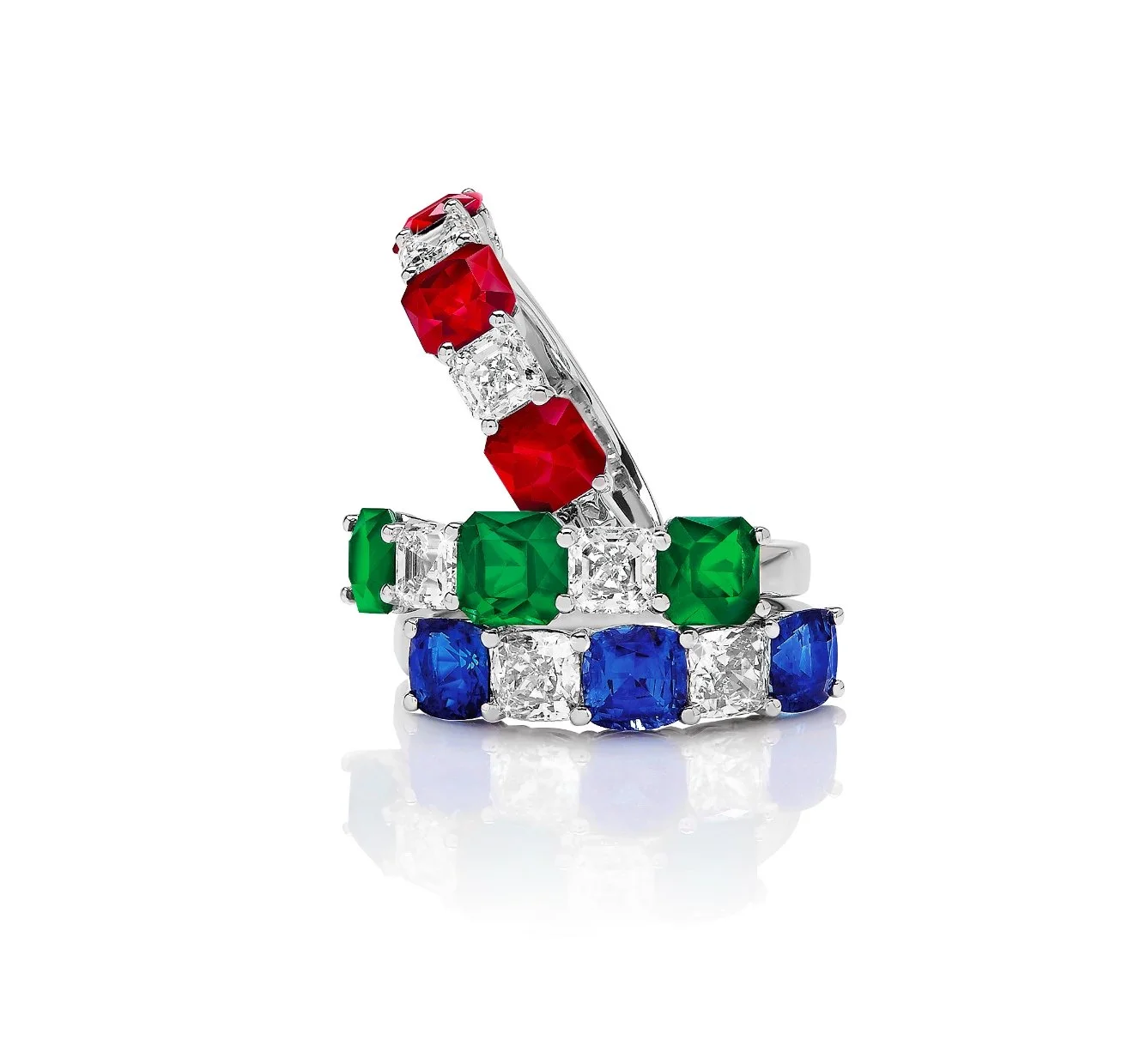 Fine Color and Diamond Bands