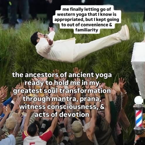 that halftime show was a spiritual experience 

#yogaphilosophy #yogamemes #halftimeshow2026 #badbunnysuperbowl #authenticyoga