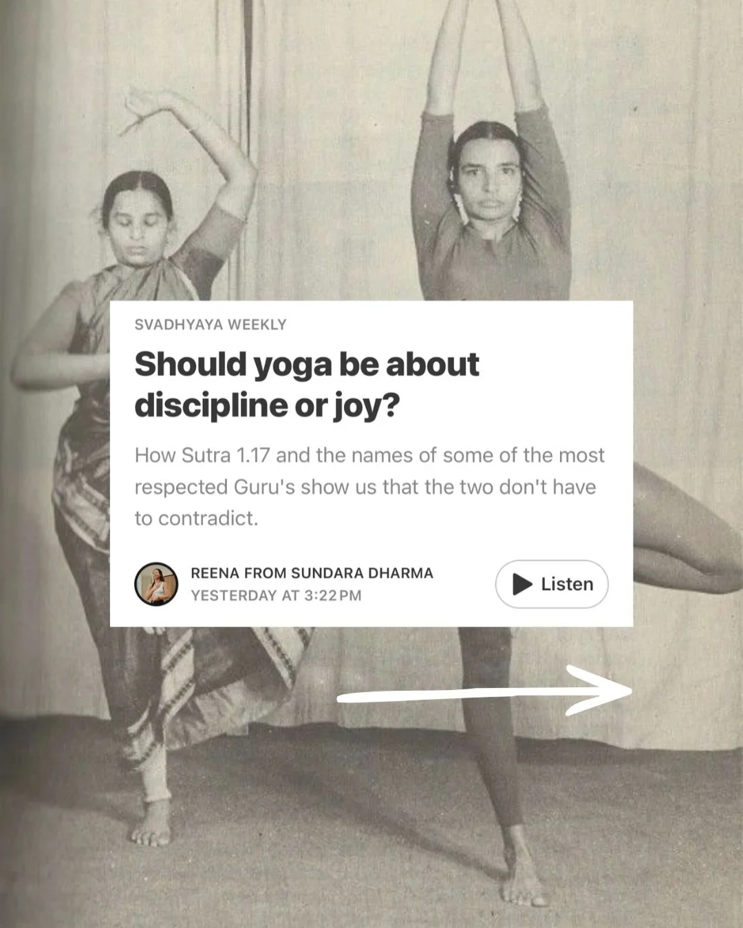 joy x non attachment is a consciousness pipeline!! comment SUTRA to read the full piece on Substack 📿

bite sized deep dives on yoga philosophy release every Sunday 💫

#yogateachings #yogajourney #ananda #healingpath #yogasutras