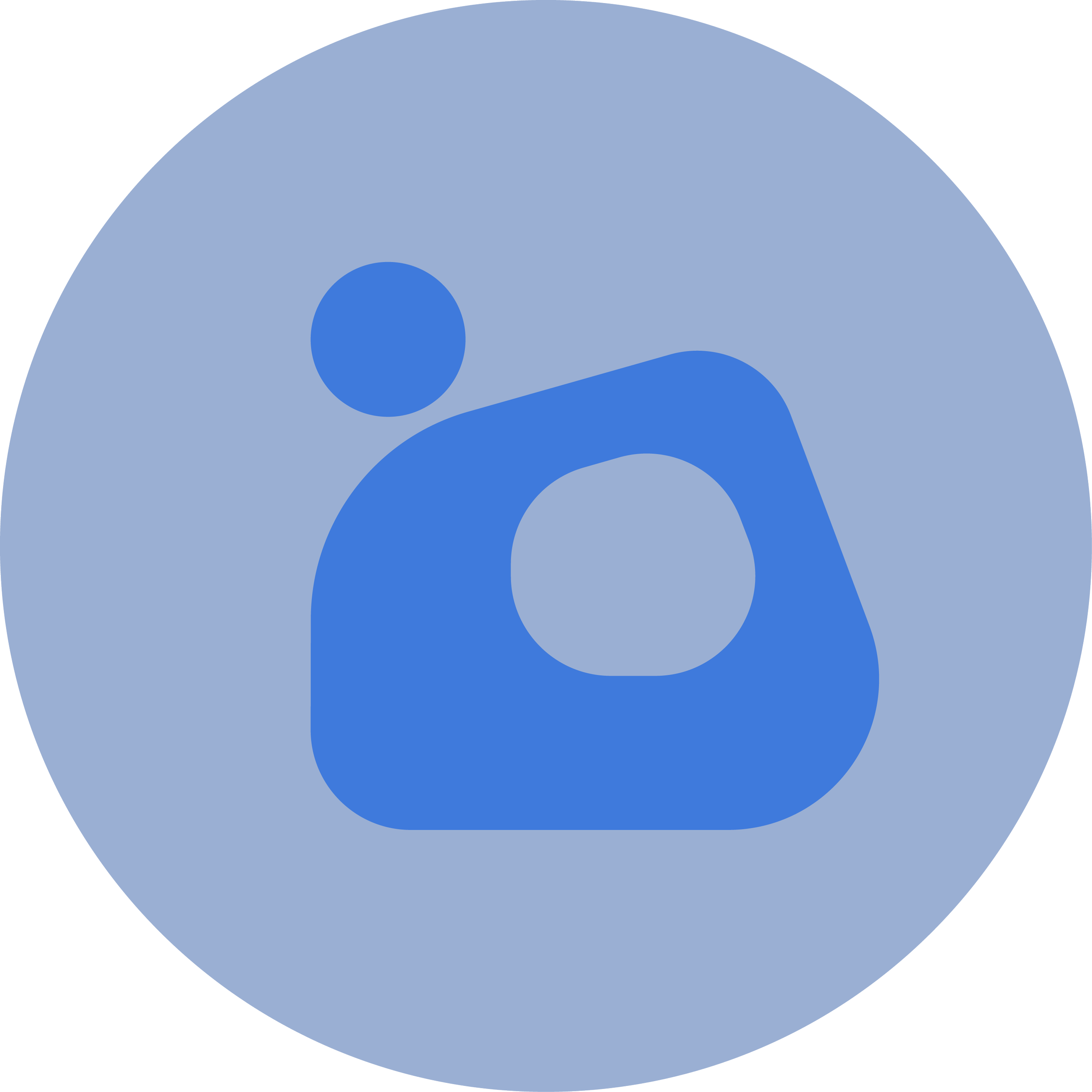 blue abstract pilates image on a light blue background