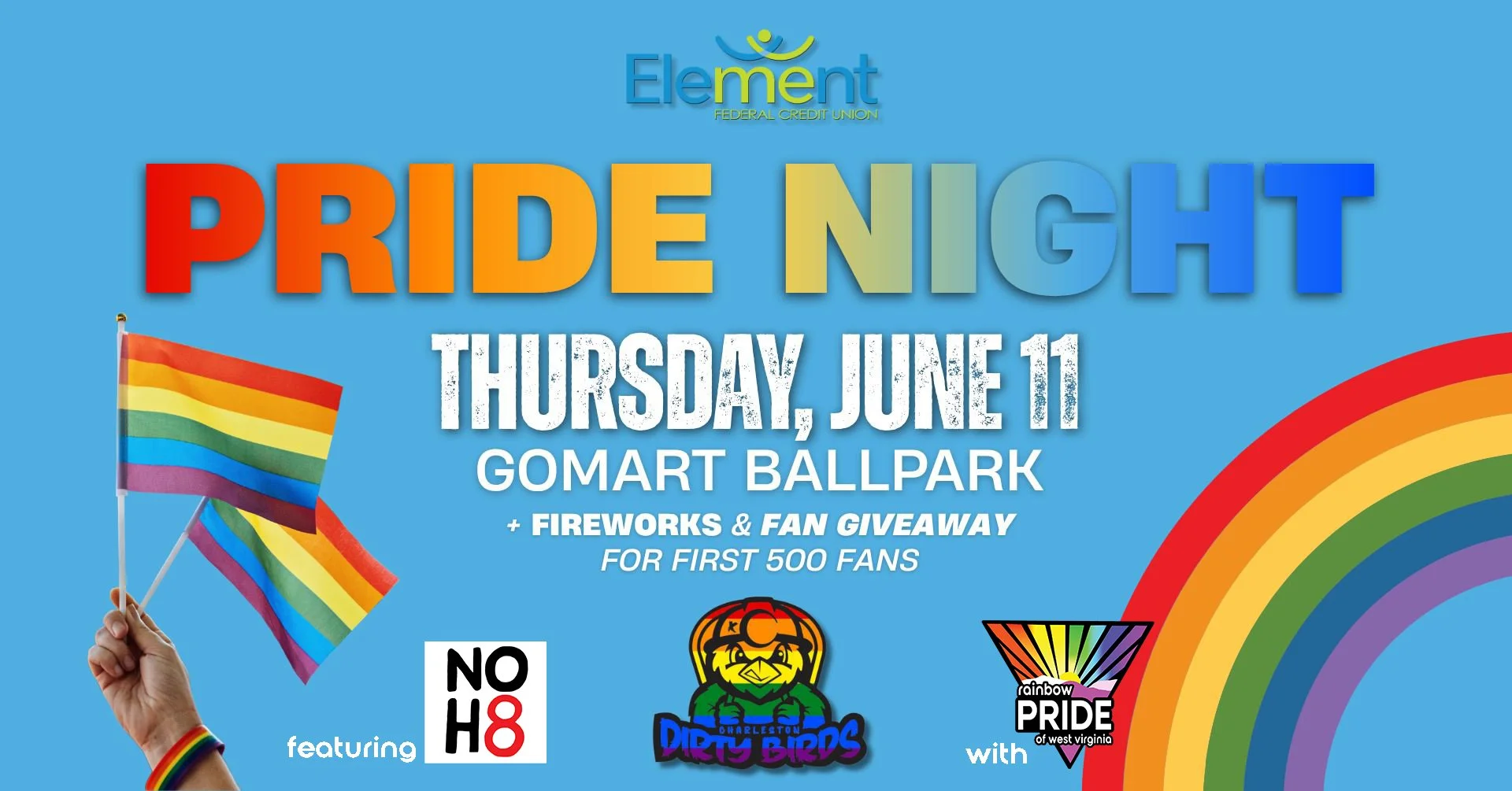 Pride Night with the Charleston Dirty Birds