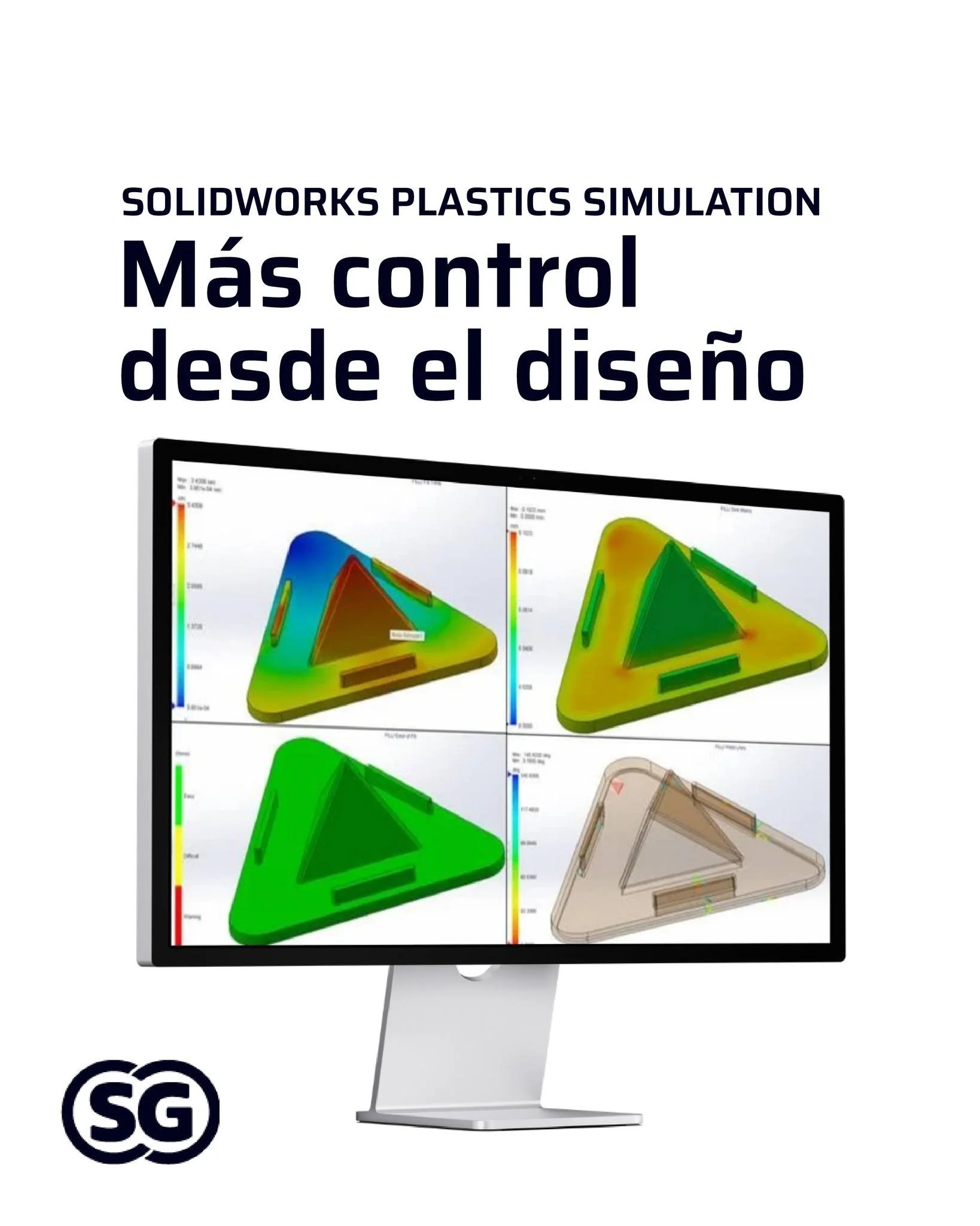 Un sistema de alimentaci&oacute;n bien dise&ntilde;ado puede marcar la diferencia entre un molde eficiente y una cadena de retrabajos innecesarios.

Con SOLIDWORKS Plastics Simulation, usted puede analizar elementos clave del molde como bebederos, ca