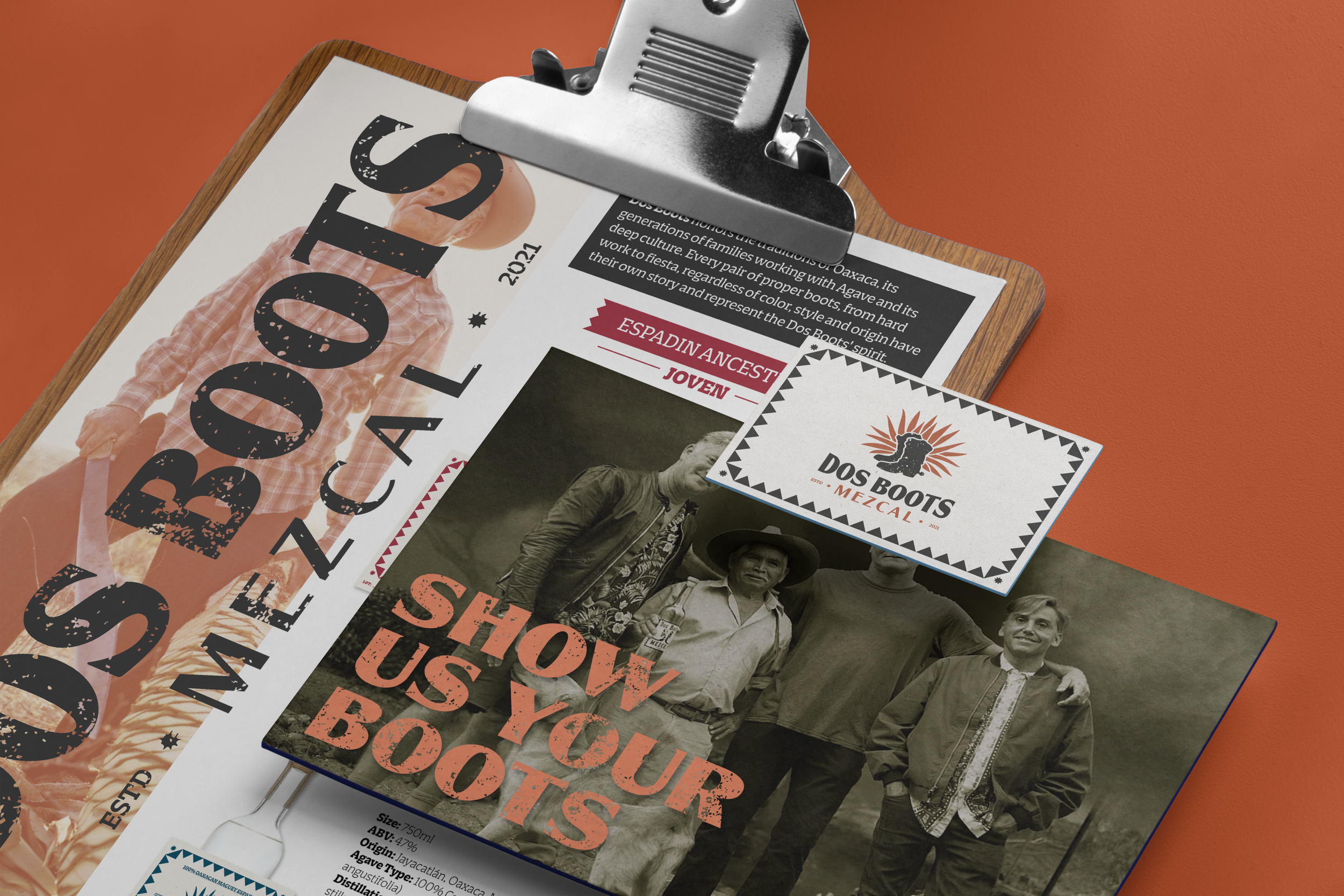 Dos Boots Mezcal Rebrand Stationary Mockups.png