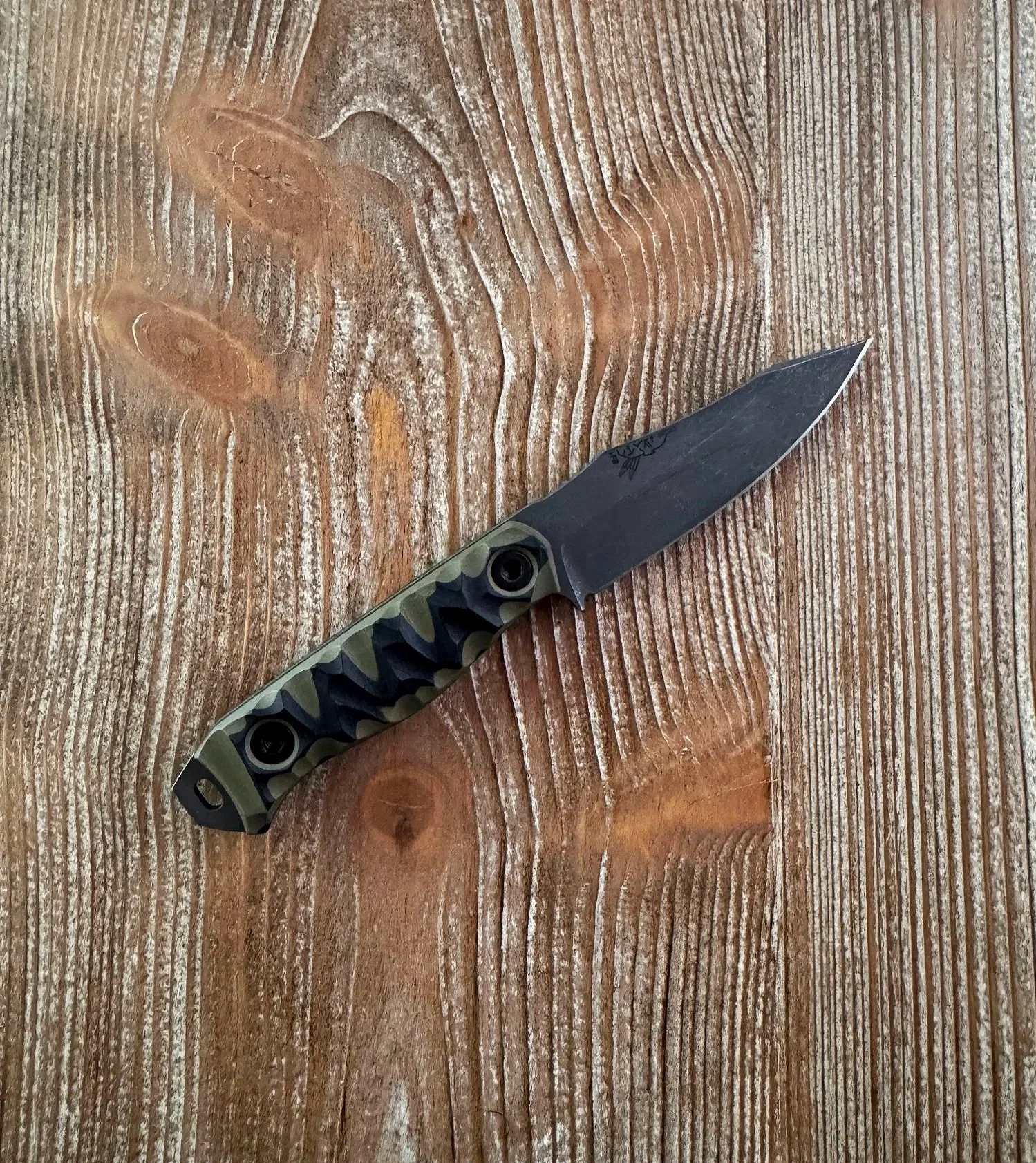 Half Face Blades Field Knife Jr.