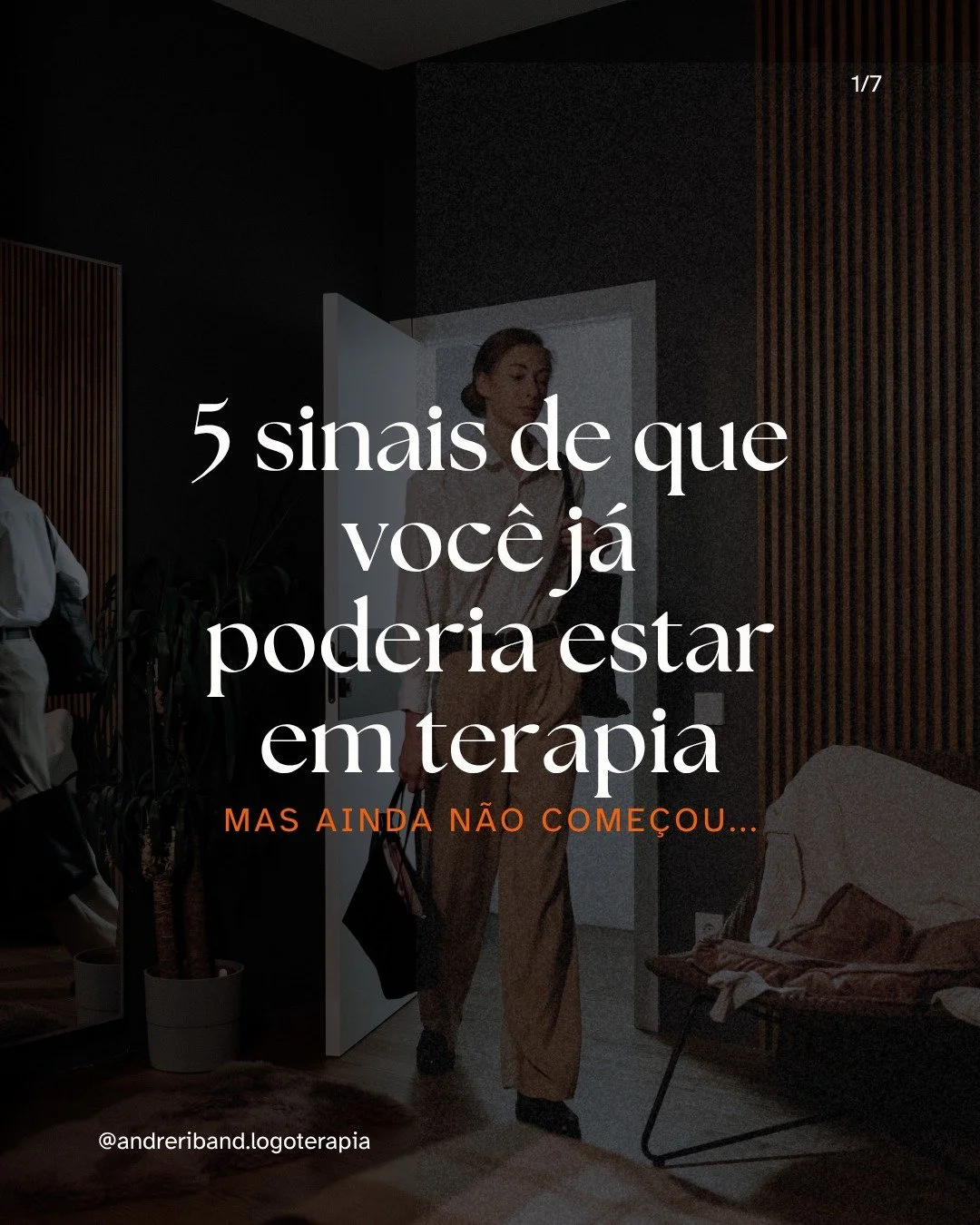 Voc&ecirc; n&atilde;o precisa estar &ldquo;no limite&rdquo; pra procurar terapia.

&Agrave;s vezes, a maior dor n&atilde;o &eacute; a gritaria de um trauma, mas o sussurro constante de um vazio.

Aquela sensa&ccedil;&atilde;o de que a vida t&aacute; 
