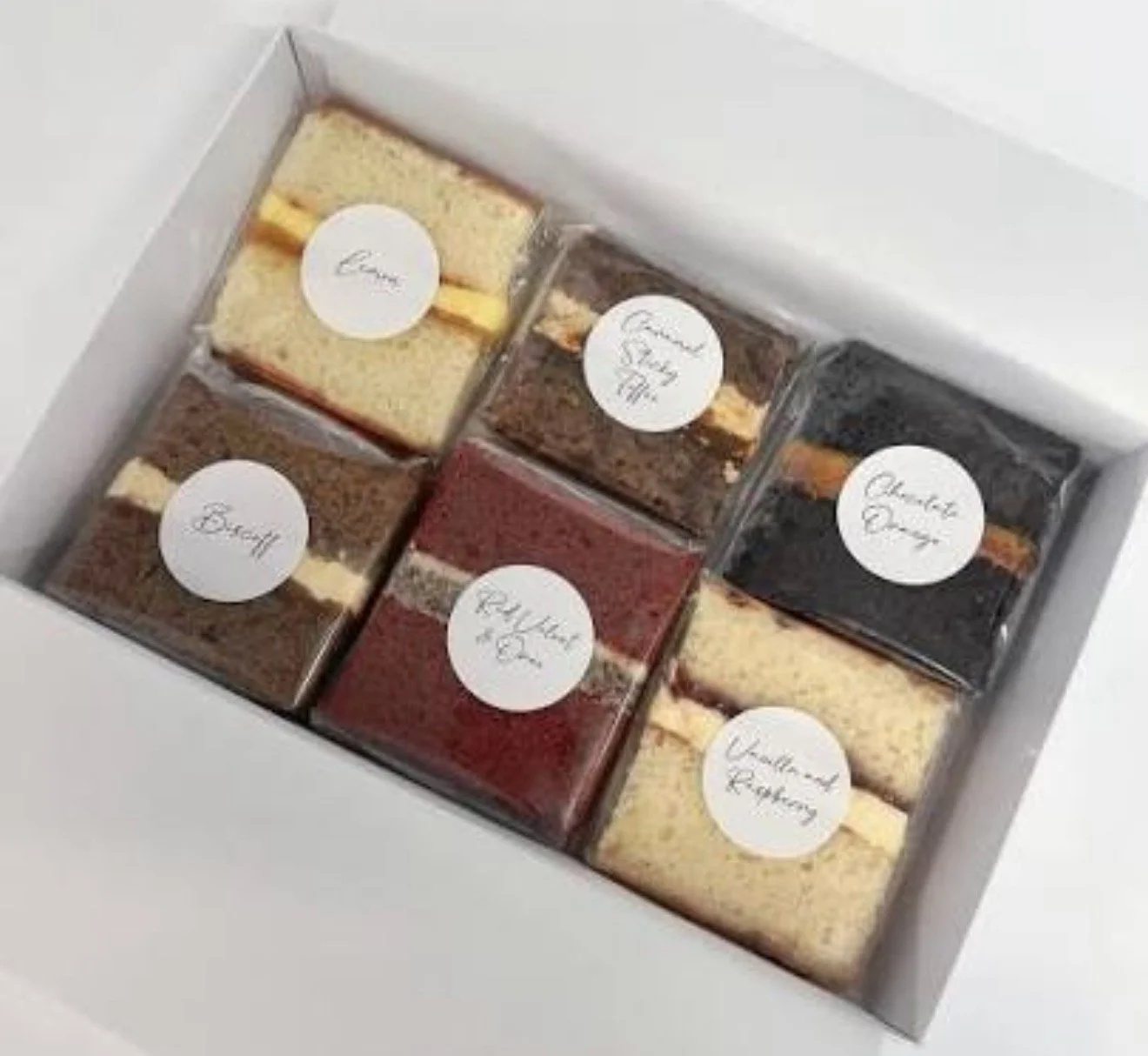Cake Sample boxes