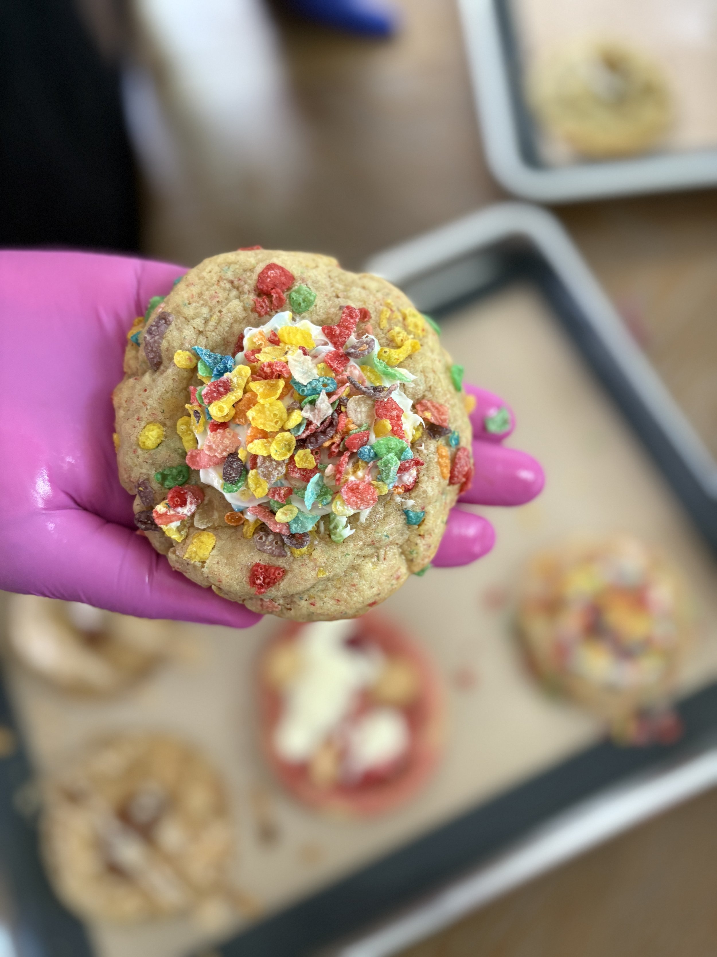 Fruity Pebble Cookie