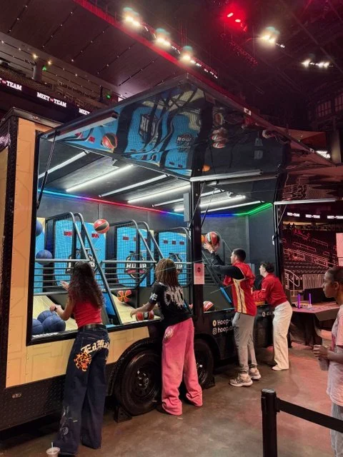 Hoop Atlanta - The First Mobile Arcade Basketball Trailer for Rent