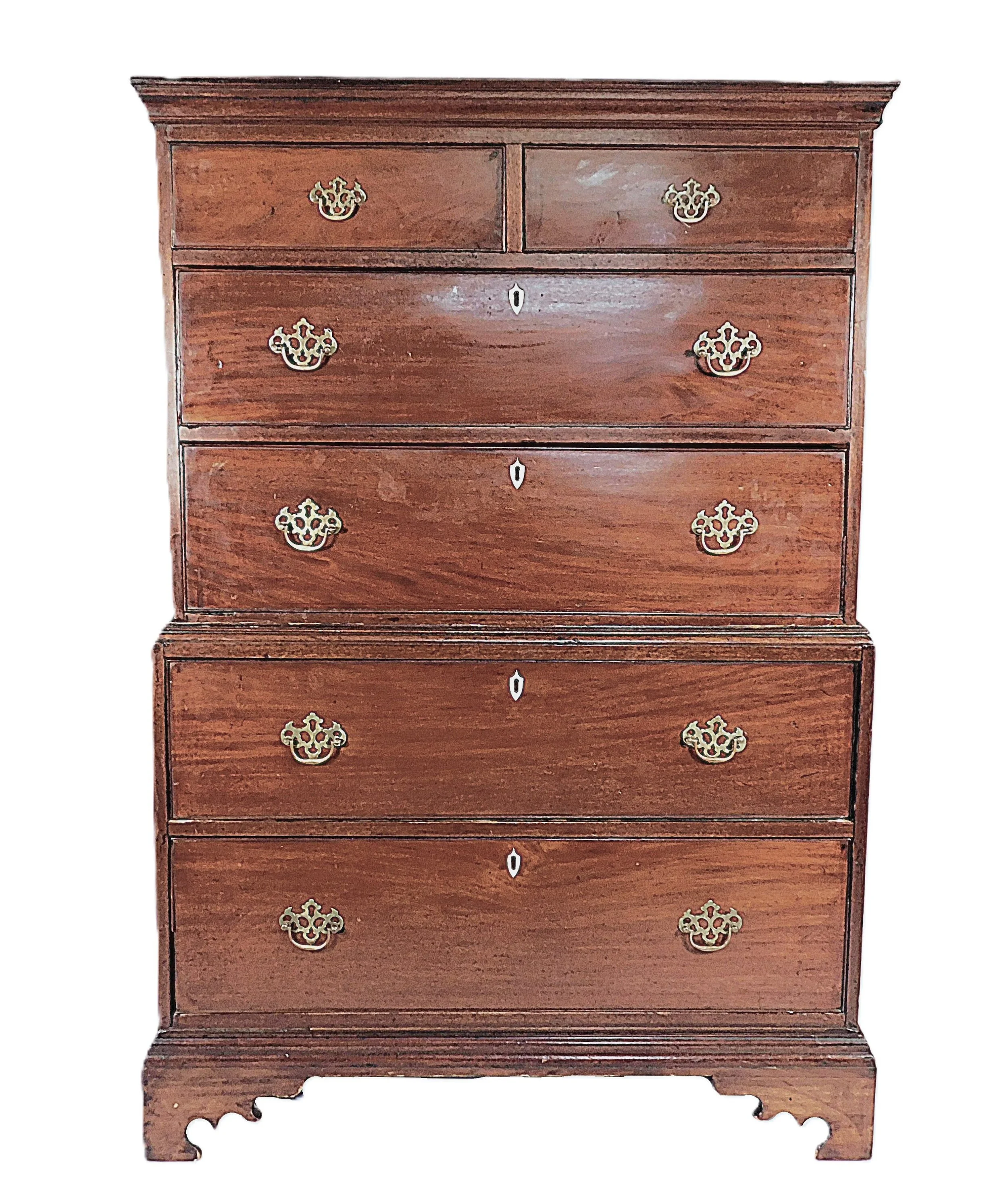 Late 18th / Early 19th C. New England Chest On Chest