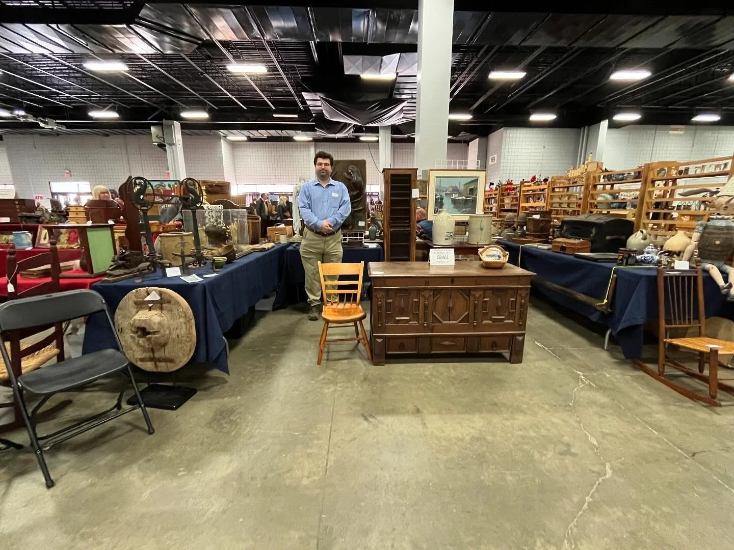 Come see us at the #gurleyantiqueshows in Marlborough, Mass today!