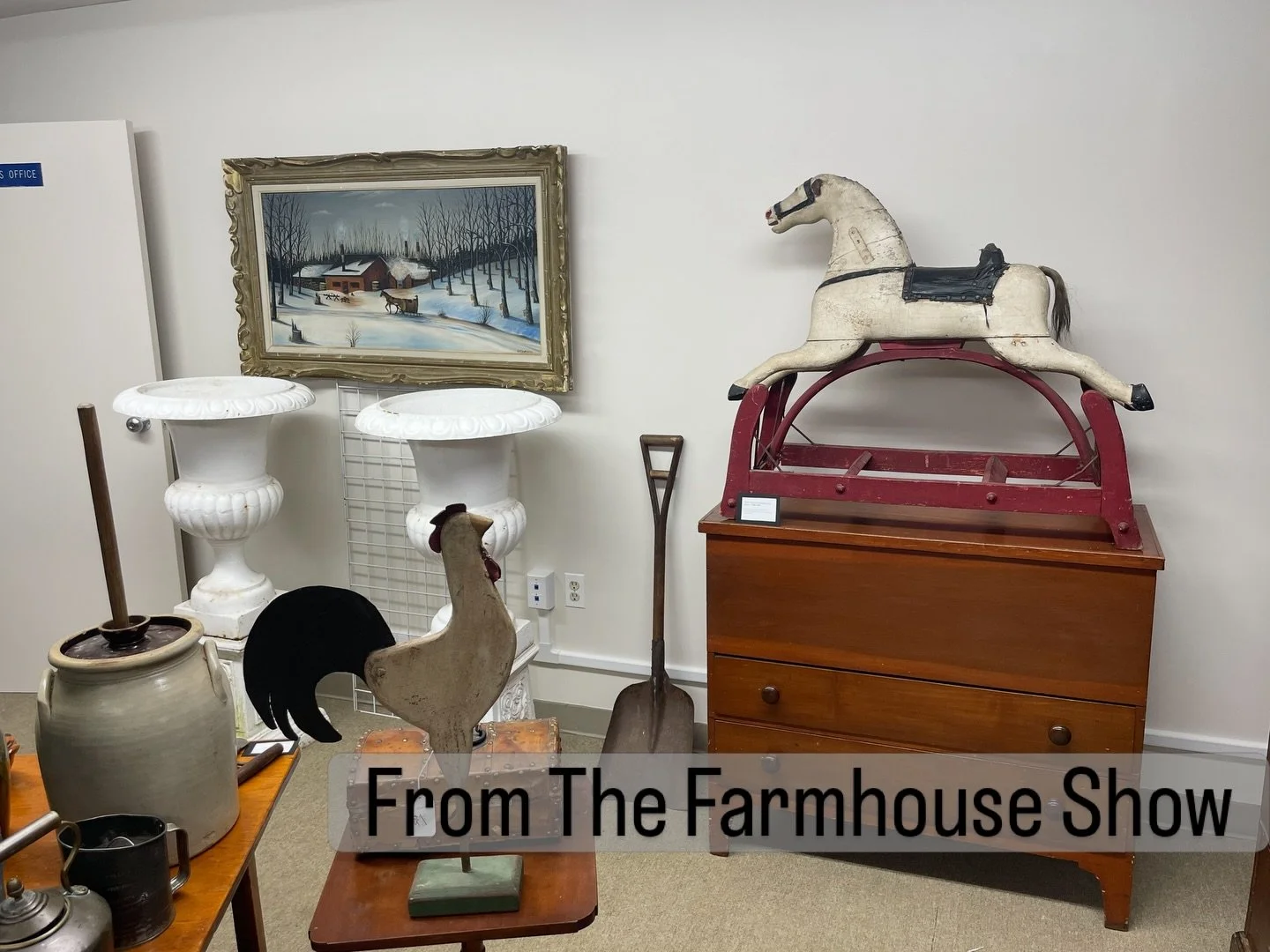 Timeless Treats is proud to present at the &ldquo;From The Farmhouse&rdquo; Antique Show in Elkton, MD. We&rsquo;ve brought some amazing recent finds, including an 18th C. Hutch Table, Blue Cutter Sleigh, and some amazing stoneware! We&rsquo;ll be he