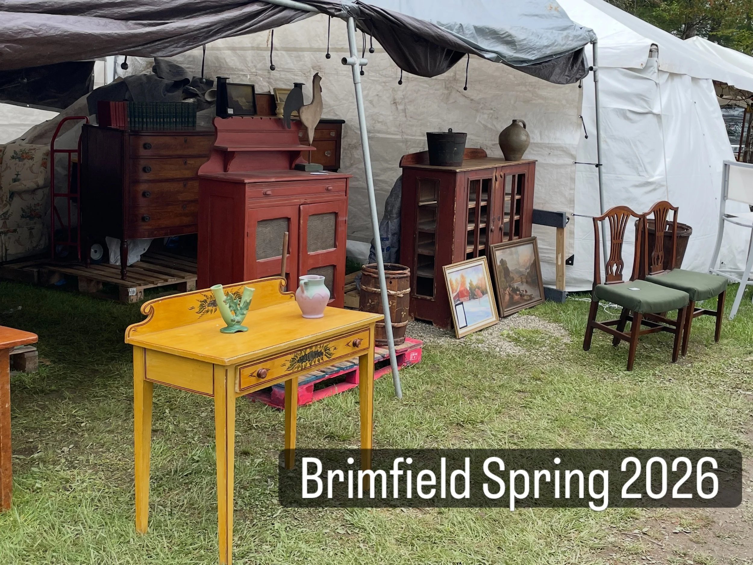 Set up again at Quaker Acres this year at Brimfield! This time double the inventory! Come check out some amazing new estate finds, delivery options available. 

#brimfieldantiqueshow #brimfieldfinds #brimfieldantiquemarket #midcenturyfurniture #brimf