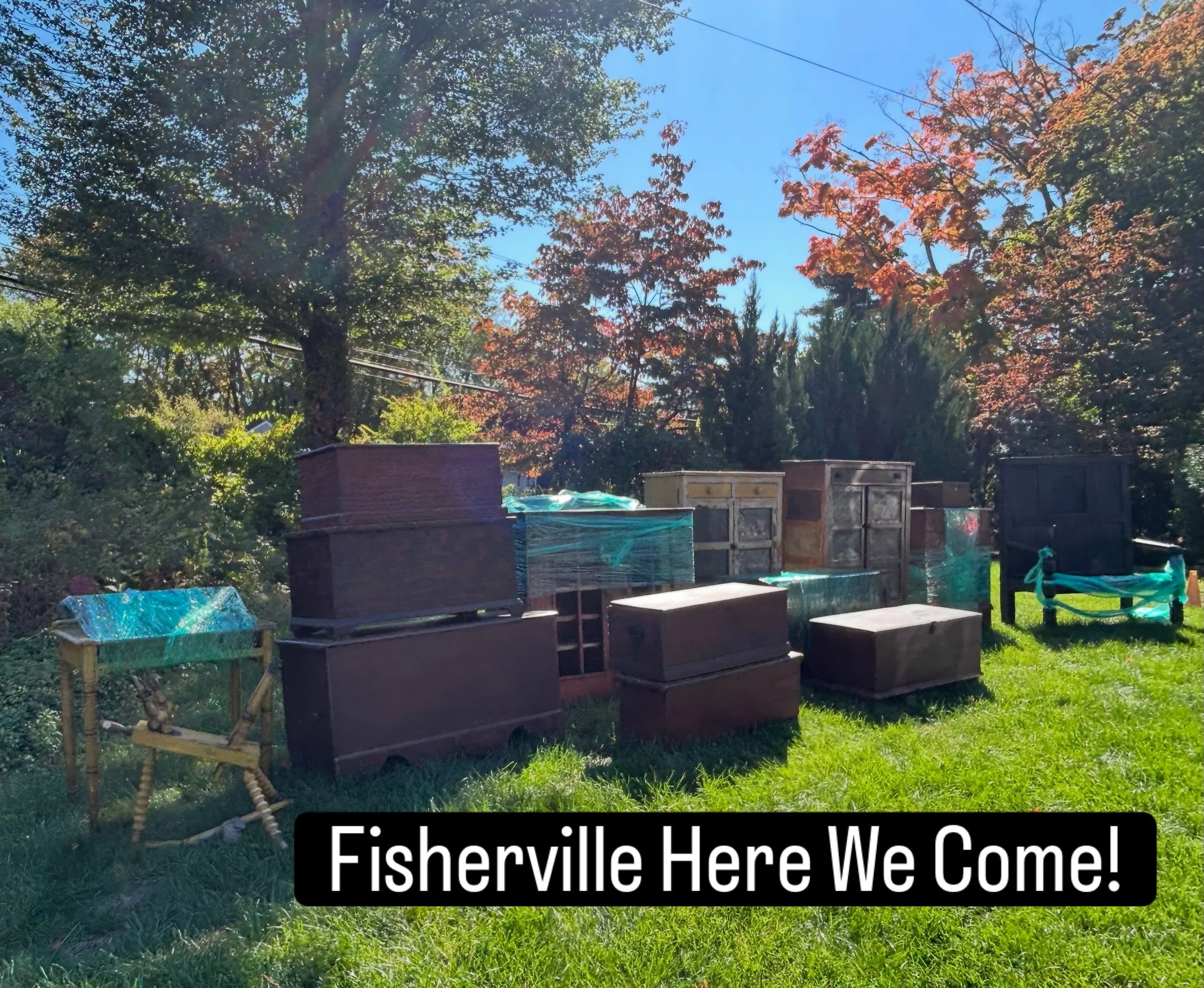 Heading down to Fisherville for our first ever Virginia show! Bringing some great pieces of furniture, artwork, stoneware, samplers, and more! 

If you&rsquo;re in the area October 9th or 10th definitely stop by! 

#primitive #primitivedecor #piesafe