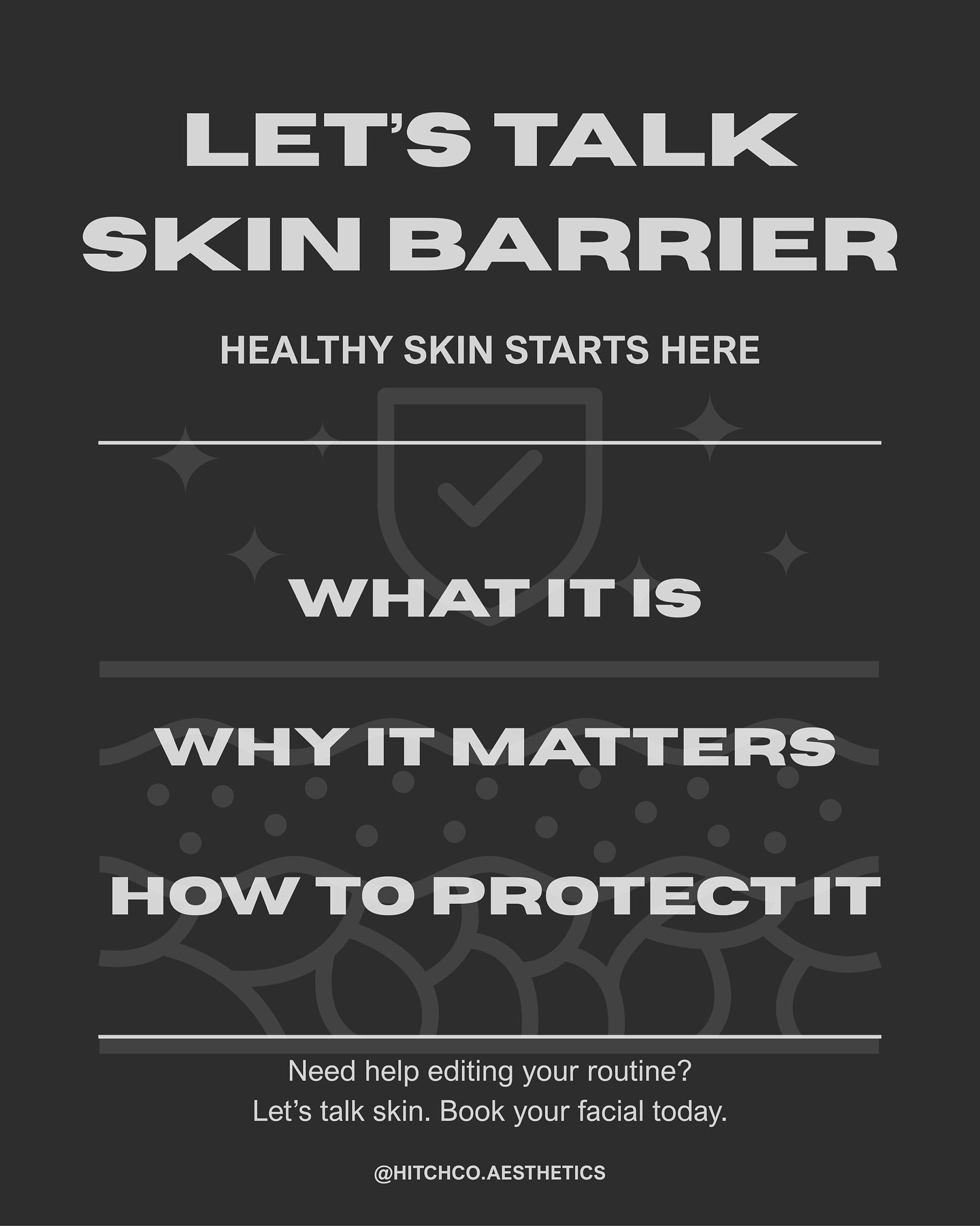 🧬 Your skin barrier does a lot for you. Think of it as your skin&rsquo;s frontline defense&mdash;protecting, hydrating, and keeping irritants out. But when it&rsquo;s compromised? Your glow takes a hit.

Swipe through to learn: ✨ What the skin barri