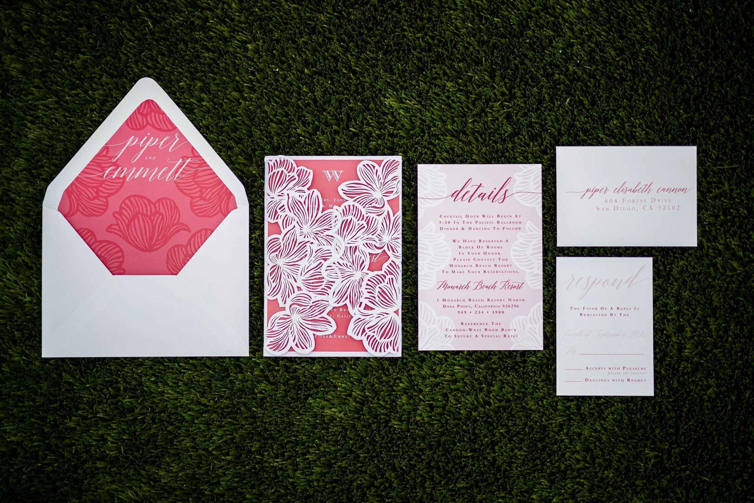 coral-white-lasercut-wedding-invitation