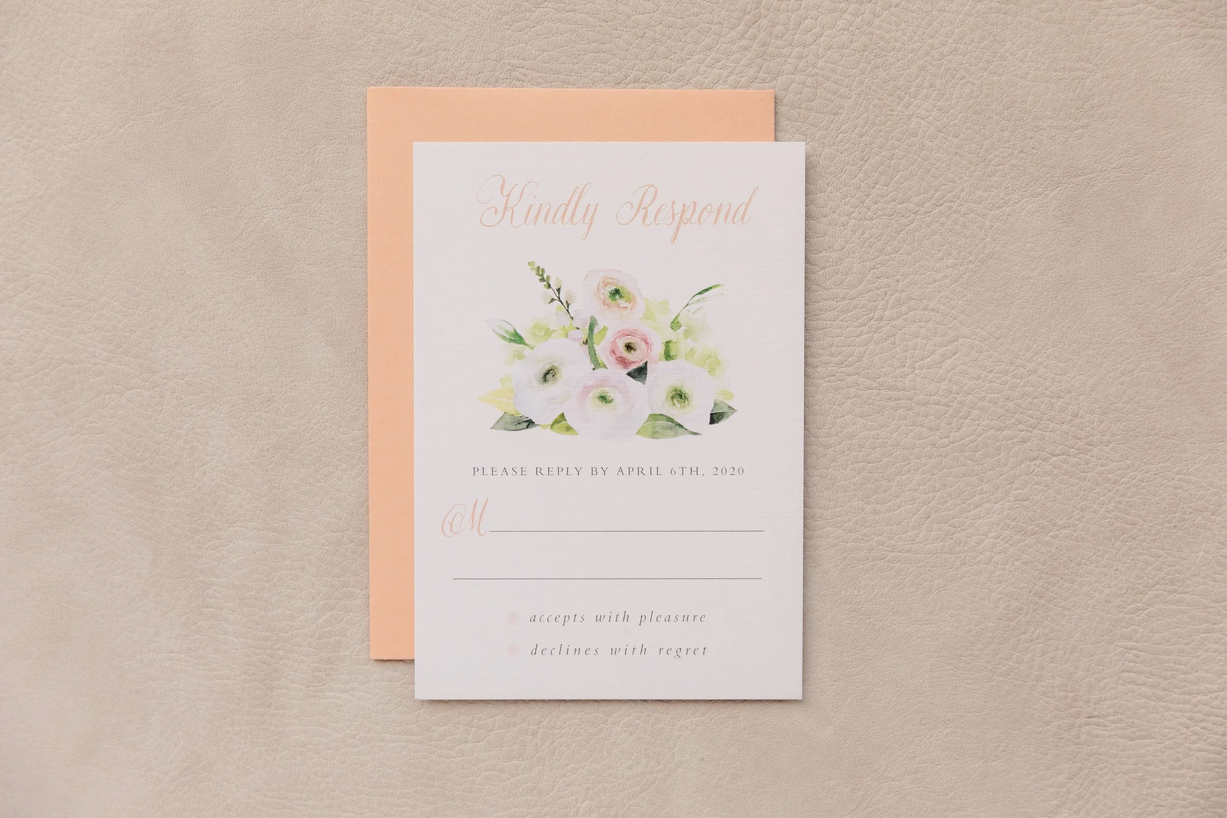 soft-coral-charcoal-delicate-floral-wedding-invitation