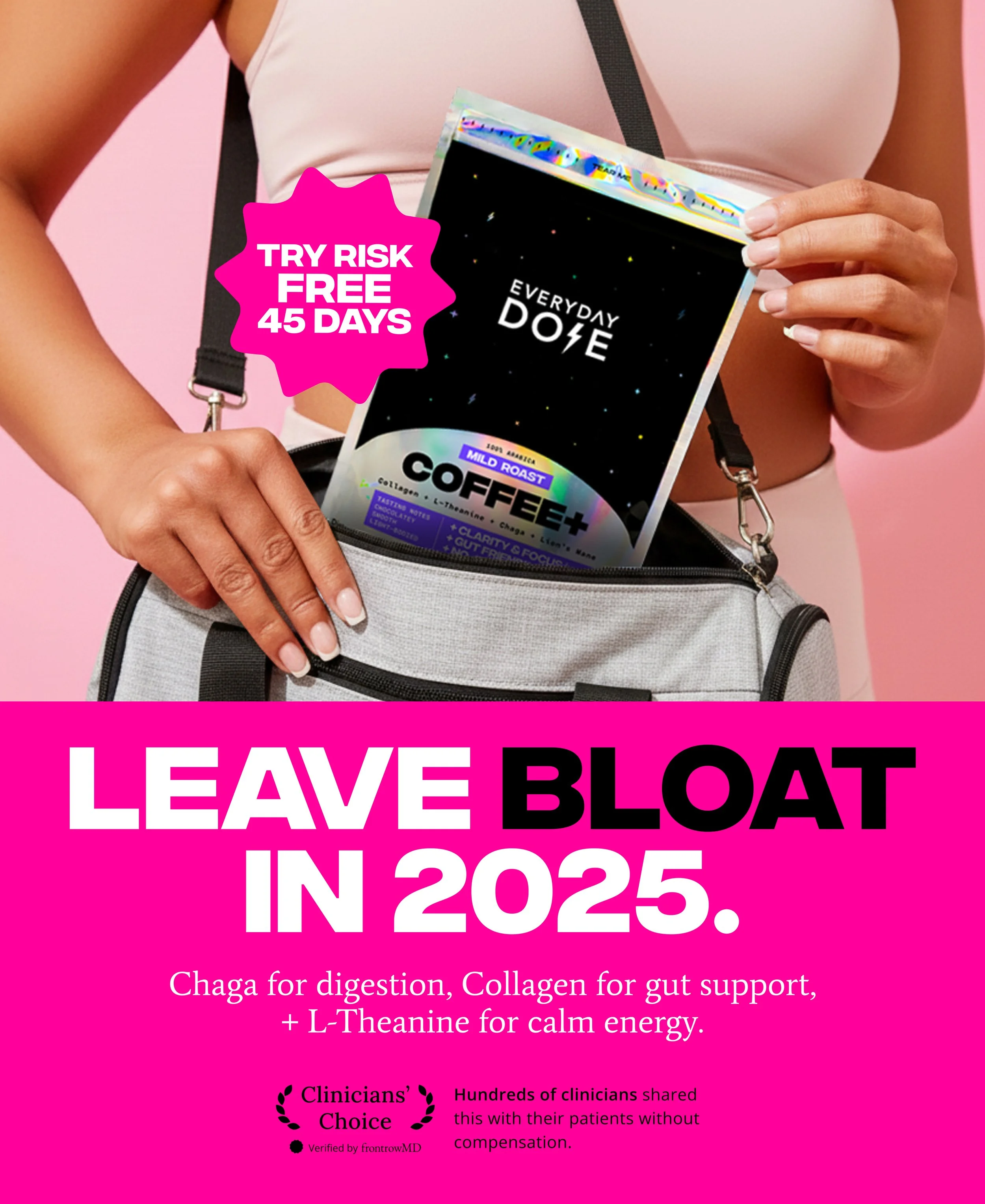 Trendy, timeline-based hook that paired well with wellness resolutions. Felt like a statement and a solution.