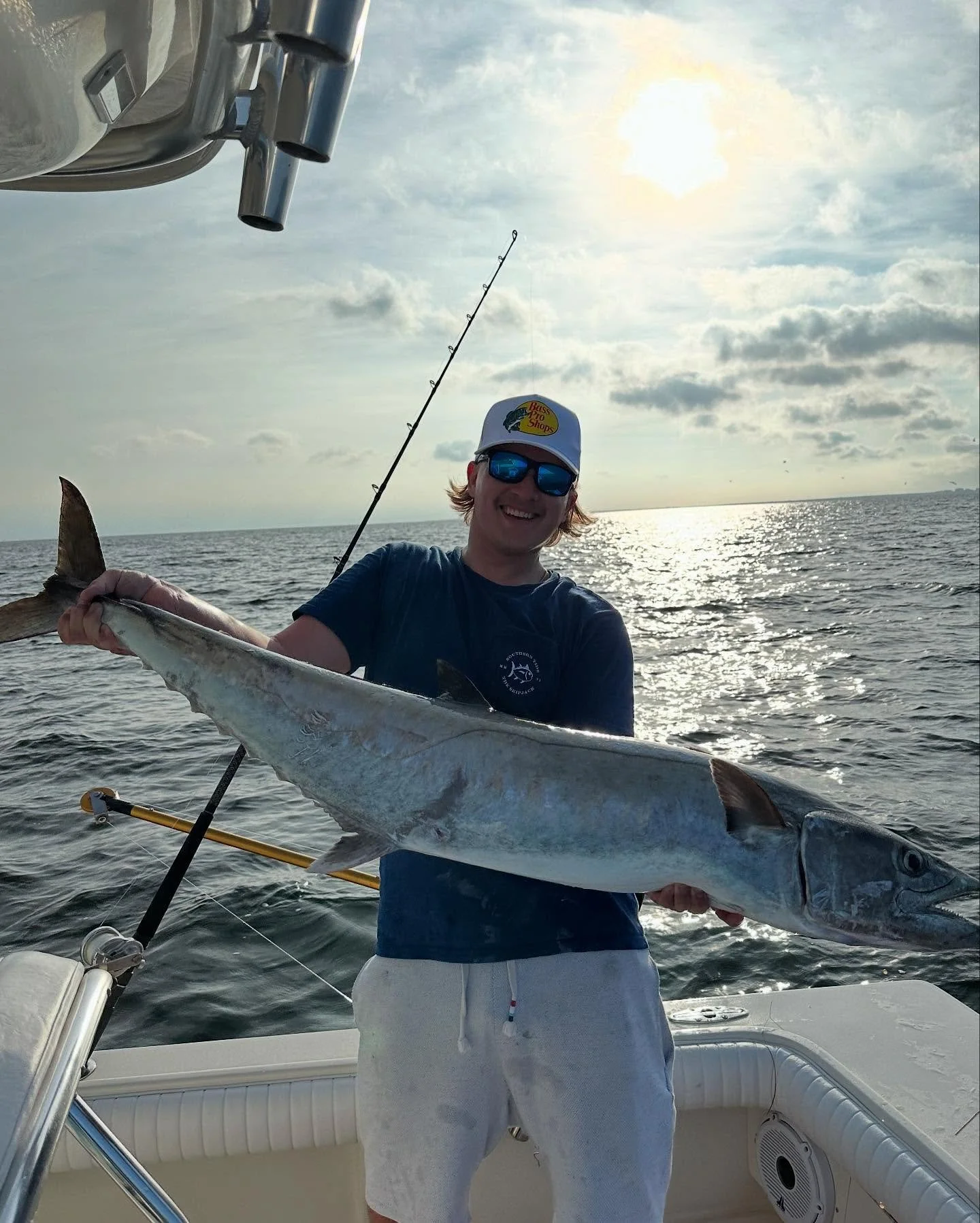 The fish are here book your next trip! Whether you want a tailored trip For the family to the sandbar with a couple hours shark fishing in the afternoon, full day hardcore Tarpon fishing on the beach, or a long range offshore trip to smackdown on Sna