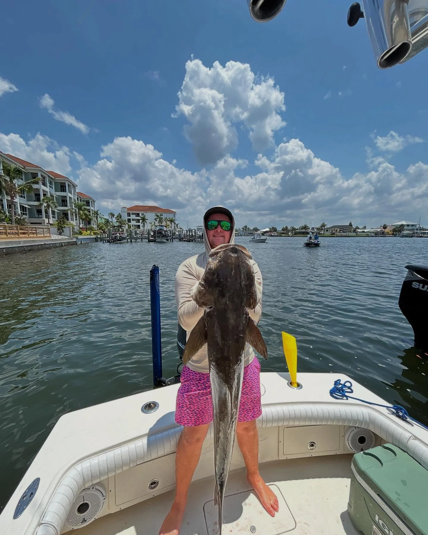 @ripa_associates put on a sweet event! Thanks @chet_smith for letting me put yall on em. 3/8 on poons and a couple stud cobia, fun day in the bay&hellip;