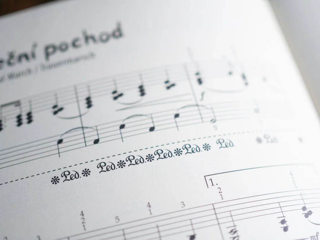 Sheet music for Funeral March from Puppet Theatre by Jakub Metelka