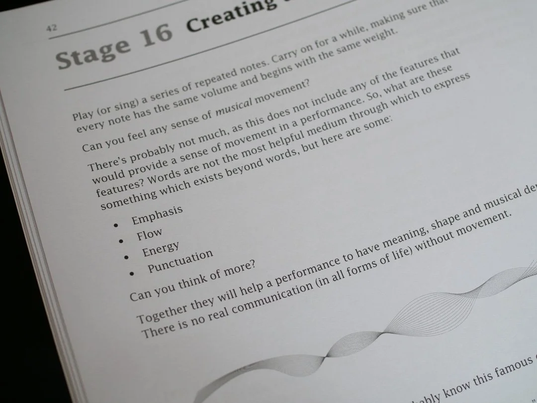 Extract from Stage 16, Creating a Sense of Movement, in Play with Rhythm! by Paul Harris