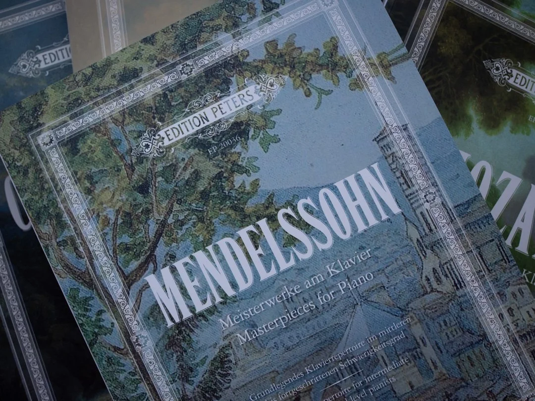 Mendelssohn volume from the Edition Peters Masterpieces for Piano series