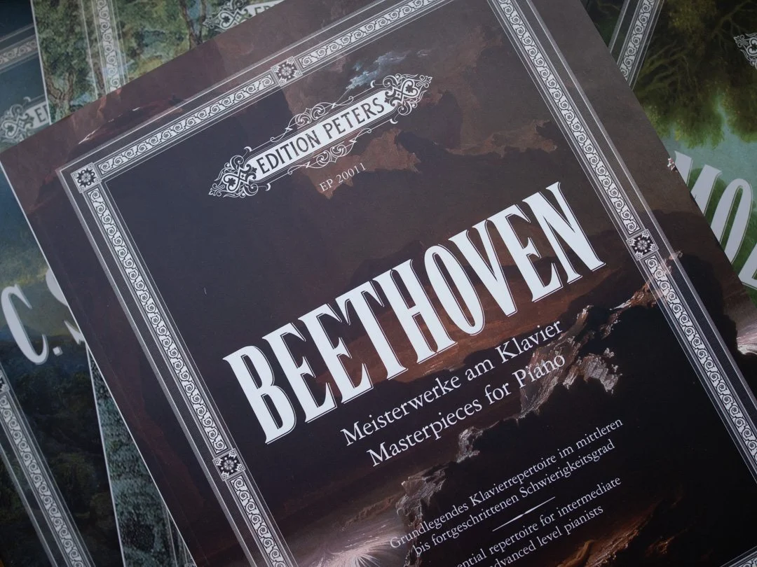 Beethoven volume from the Edition Peters Masterpieces for Piano series