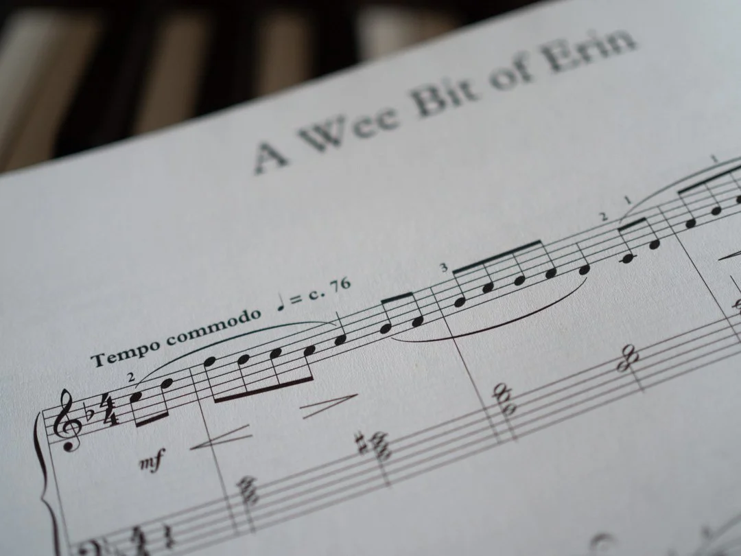 Piano sheet music extract from A Wee Bit of Erin by Florence Price