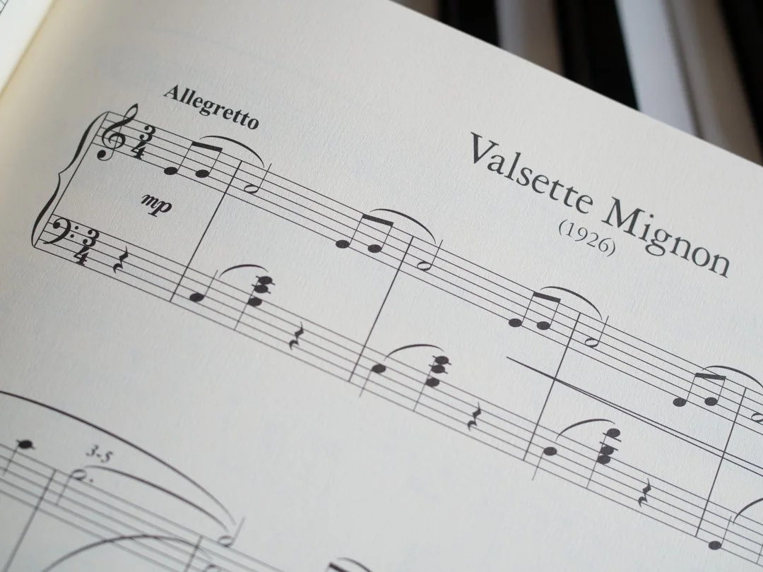 Extract from the sheet music for Florence Price’s Valsette Mignon