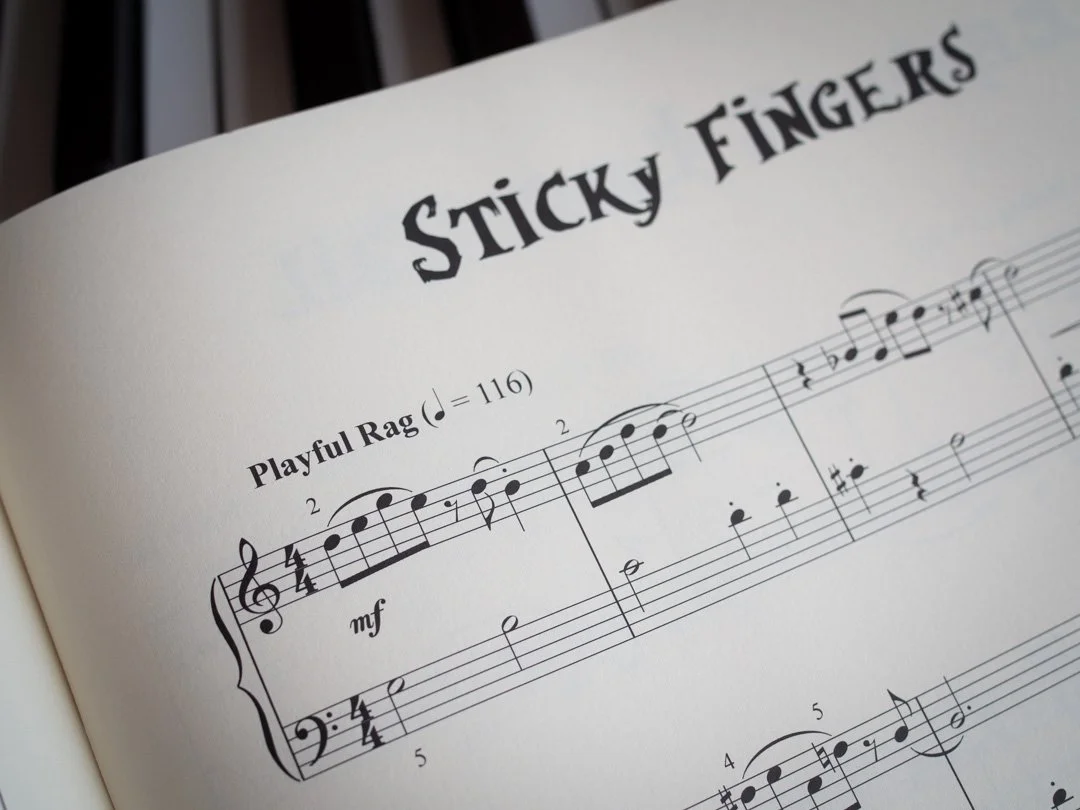 Opening extract of “Sticky Fingers” from Piano Tales for Winnie-the-Pooh by Nikki Iles