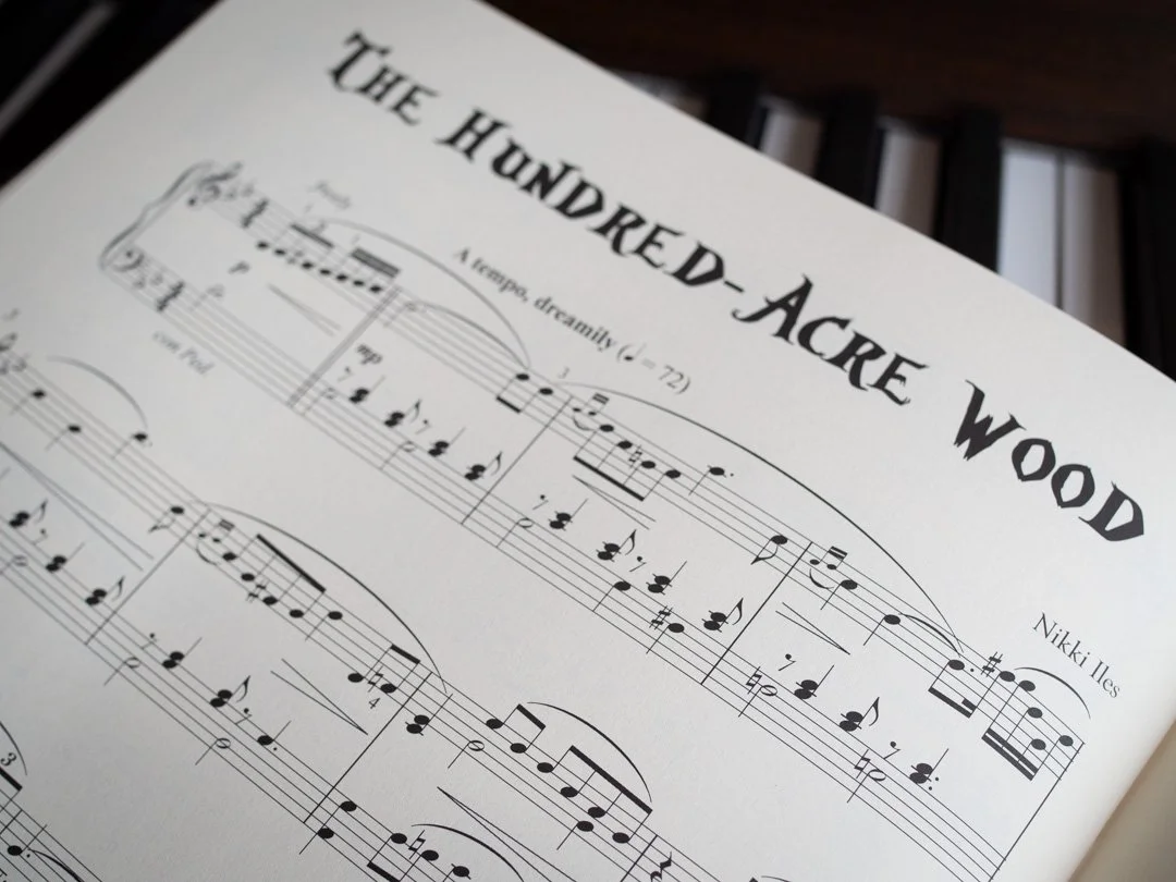 Opening of “The Hundred-Acre Wood” from Piano Tales for Winnie-the-Pooh by Nikki Iles