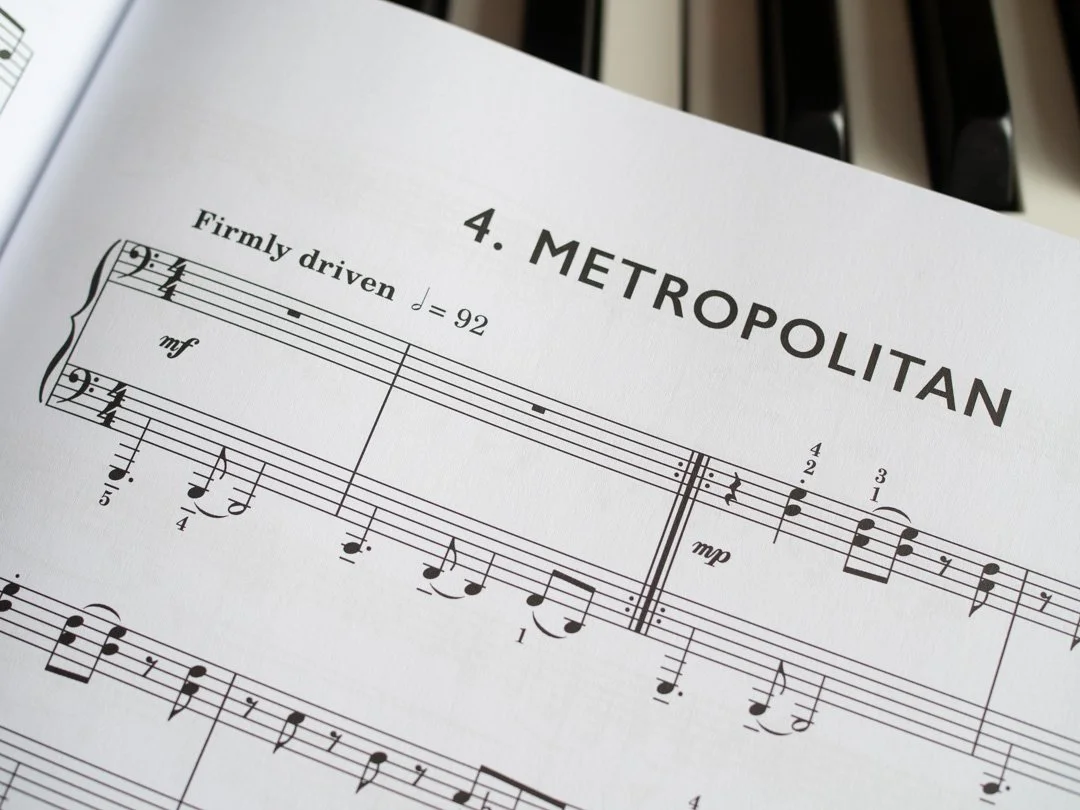 Opening page of Metropolitan from Rob Hall's Underground for Piano sheet music