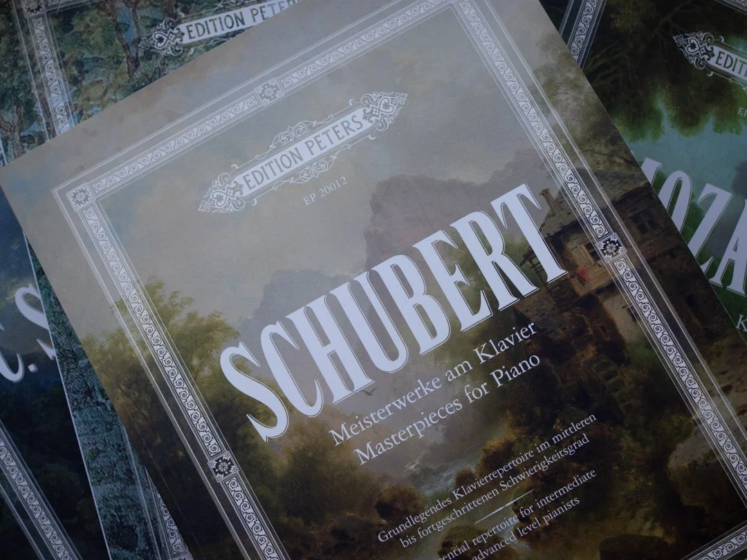 Schubert volume from the Edition Peters Masterpieces for Piano series