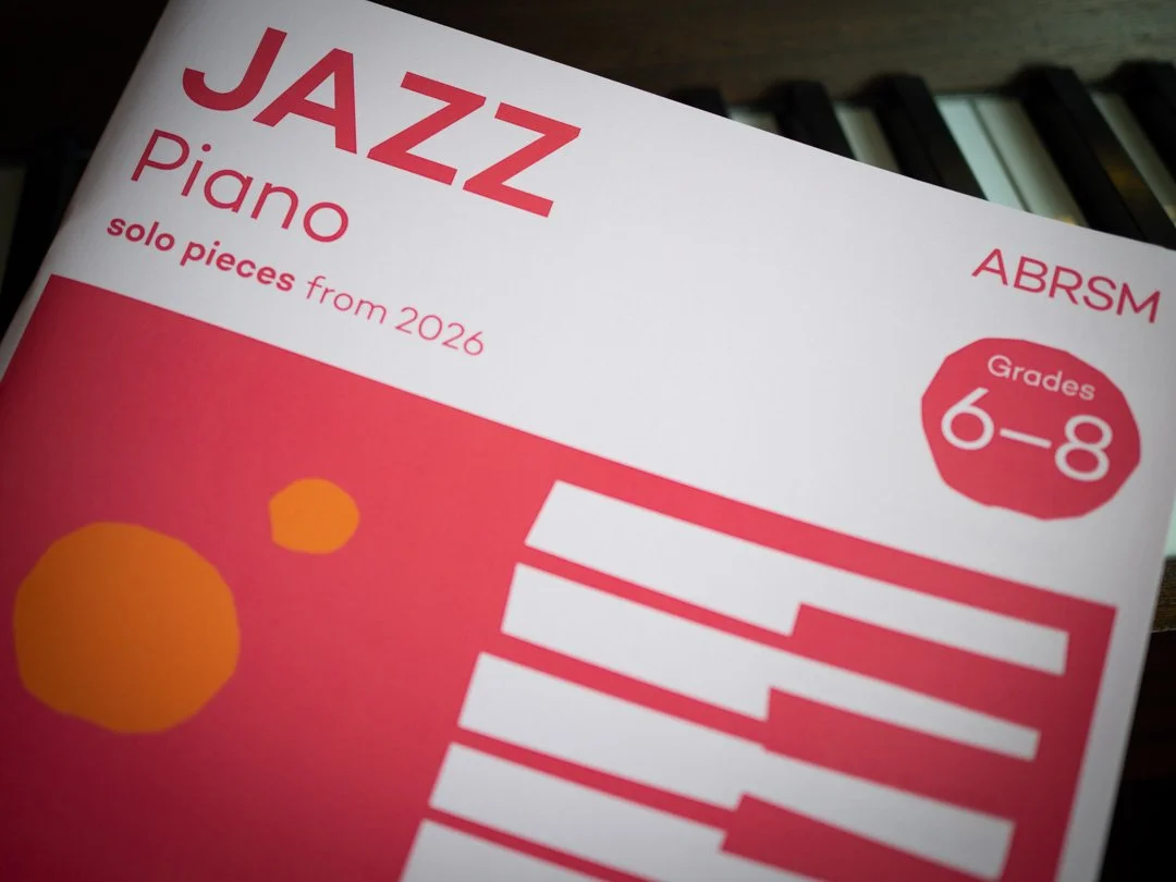 Cover of ABRSM Jazz Piano Solo Pieces Grades 6–8 book (2026 edition)