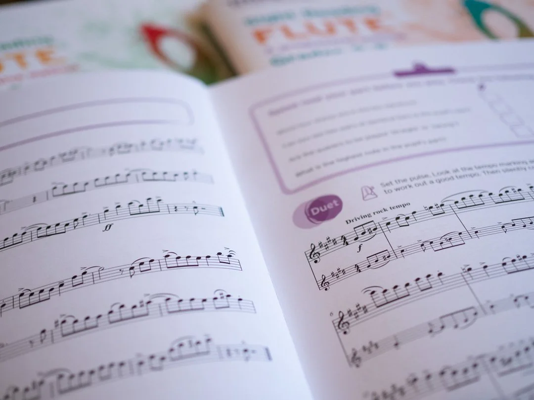 Advanced sight-reading exercises for Grades 6 to 8 from Trinity’s flute series