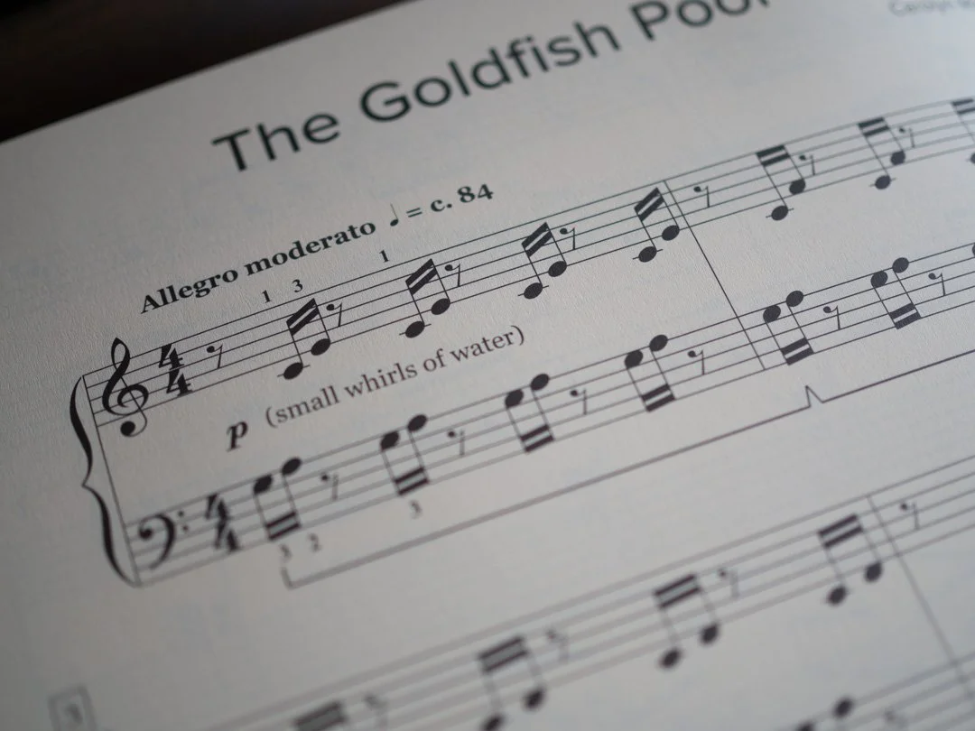 Opening page of “The Goldfish Pool” by Carolyn Miller from The Willis Student Recital Collection