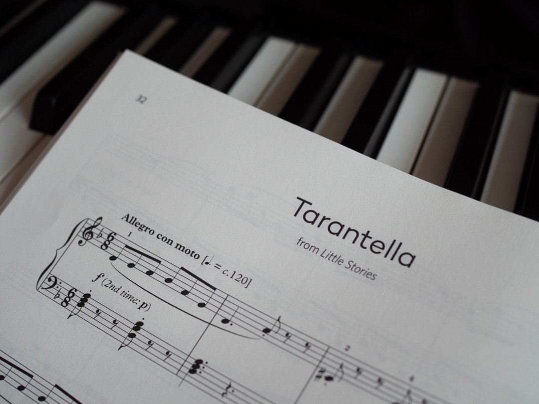 Sheet music for Tarantella by Lasko in ABRSM Encore Plus Book 1.