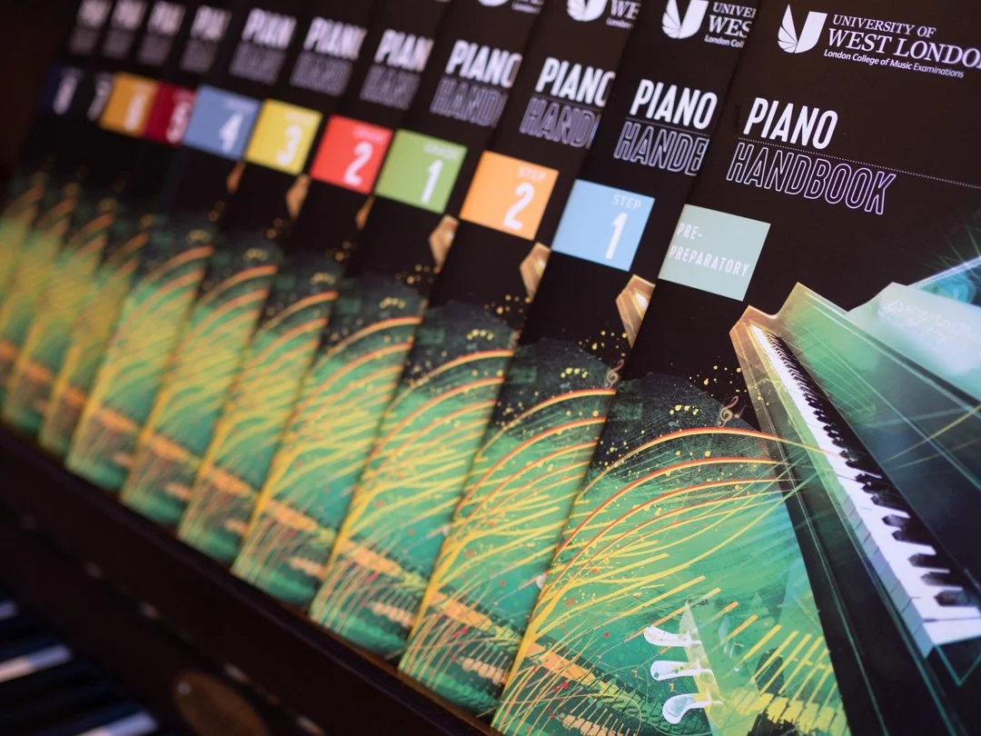 Full set of LCM Piano Handbooks covering all steps and grades in the 2021–2024 syllabus