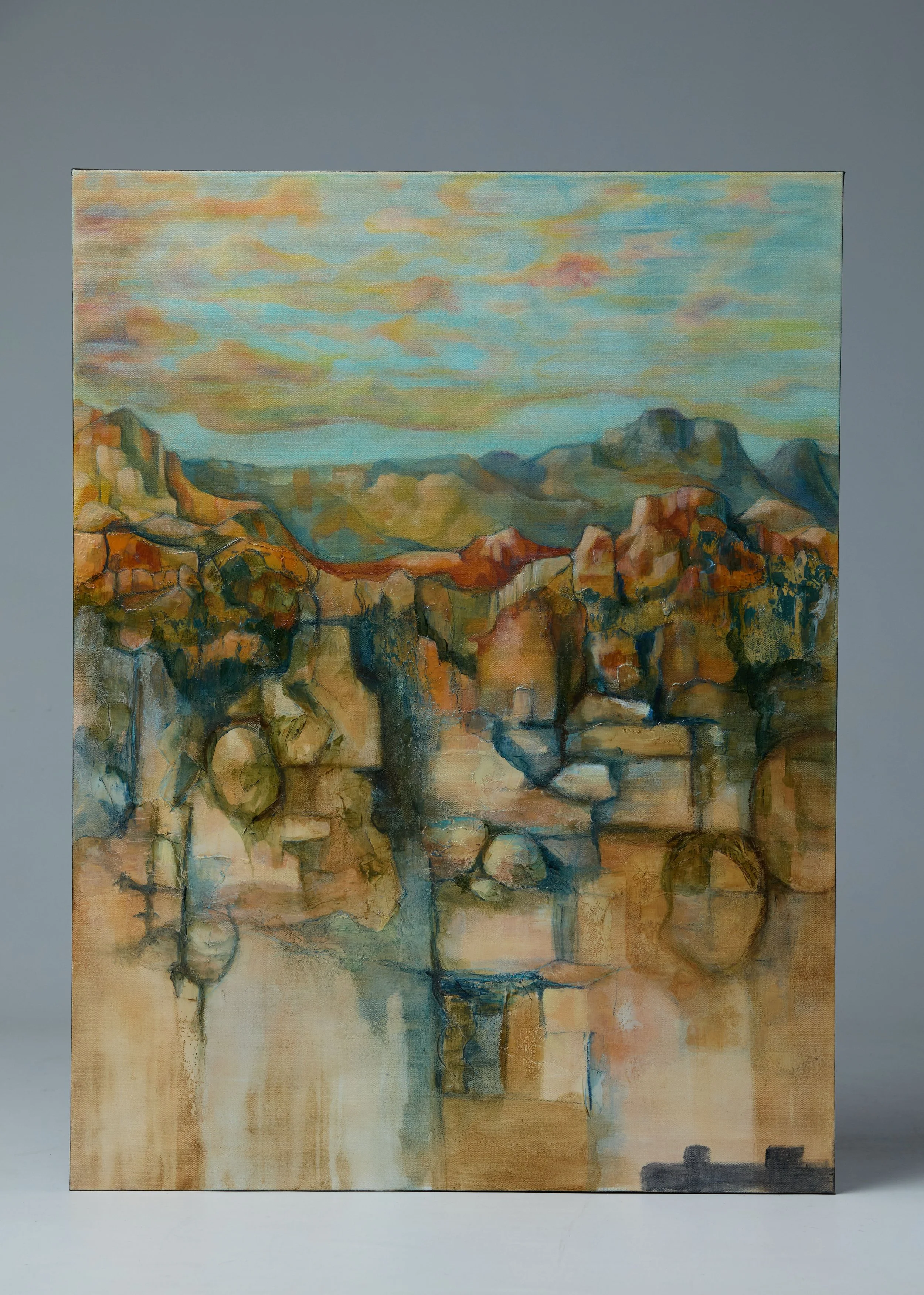 Rock Collection - Canyon Series IV, 40x30, Acrylic on Canvas