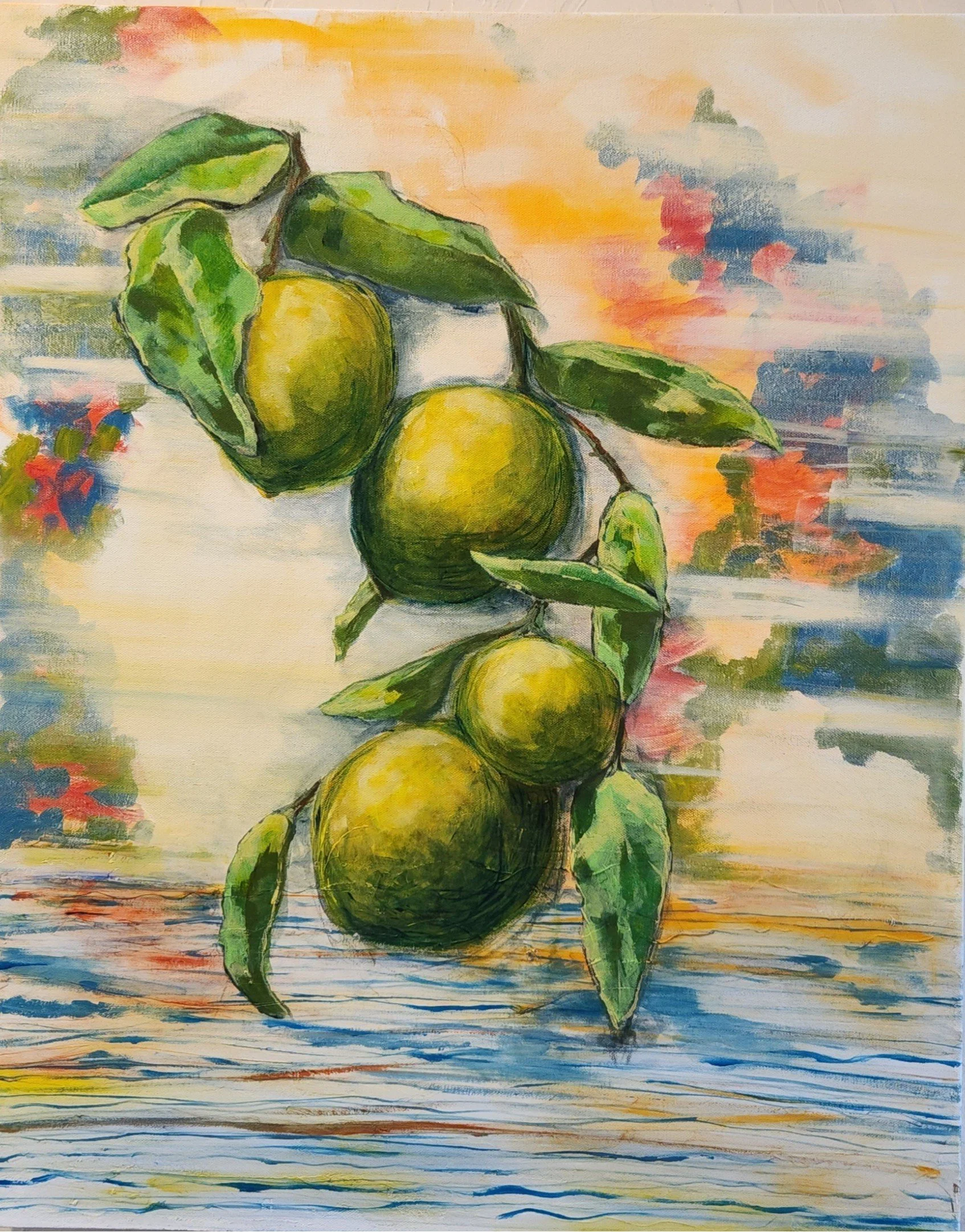 Souvenir, Acrylic on Canvas, 20" x 30" x 1.5 " $800 *New!*
