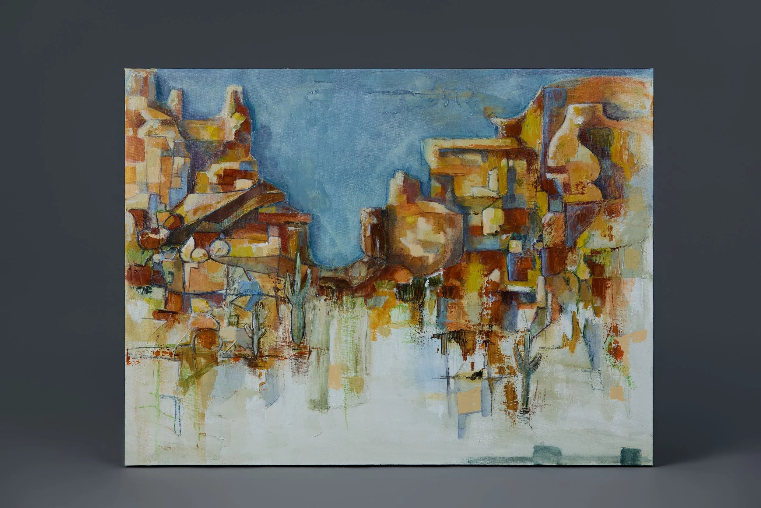 Fractured, Canyon Series II, 30x40, Acrylic on Canvas