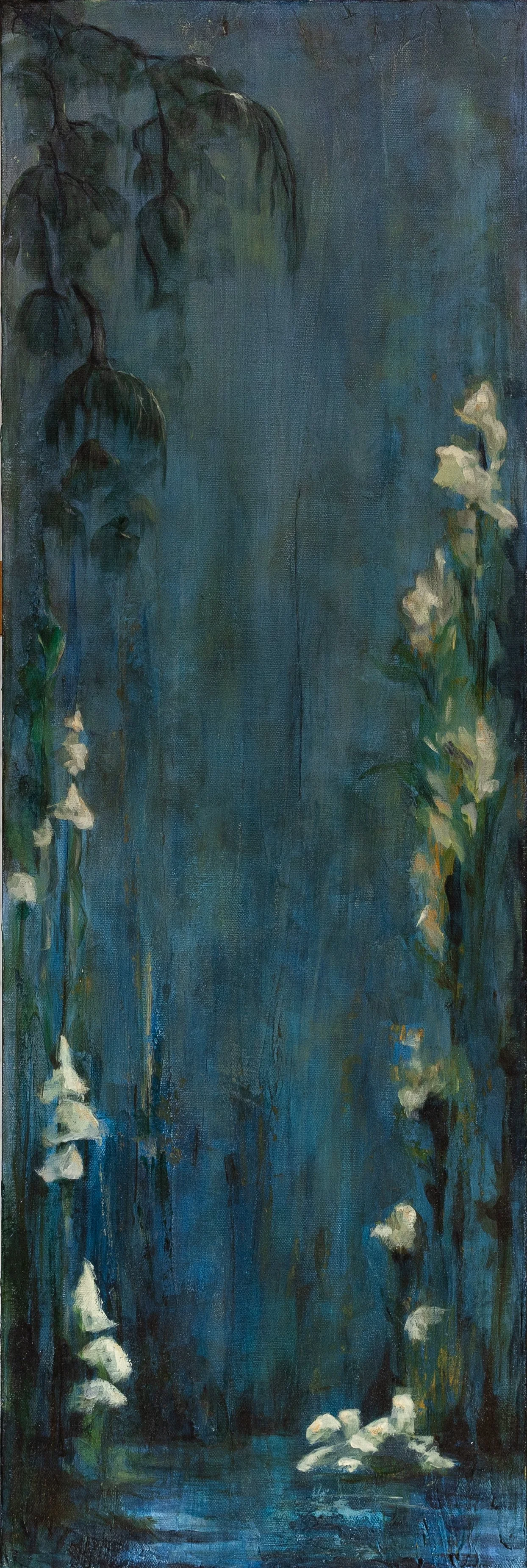 Gilded Lily Fine Art Print by CeCe Bowden, Panoramic 10x30