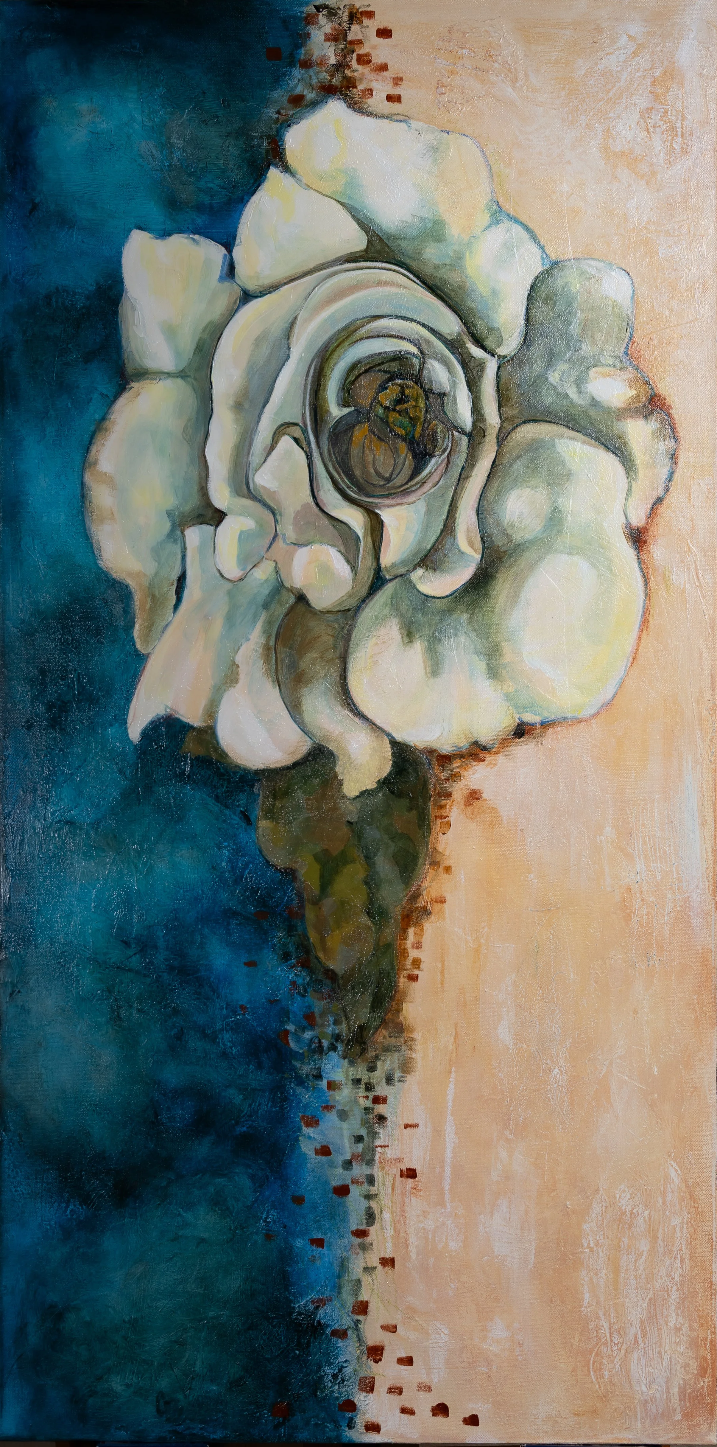 "After the Dance" 28x48x1.5, Acrylic on Canvas, $1080