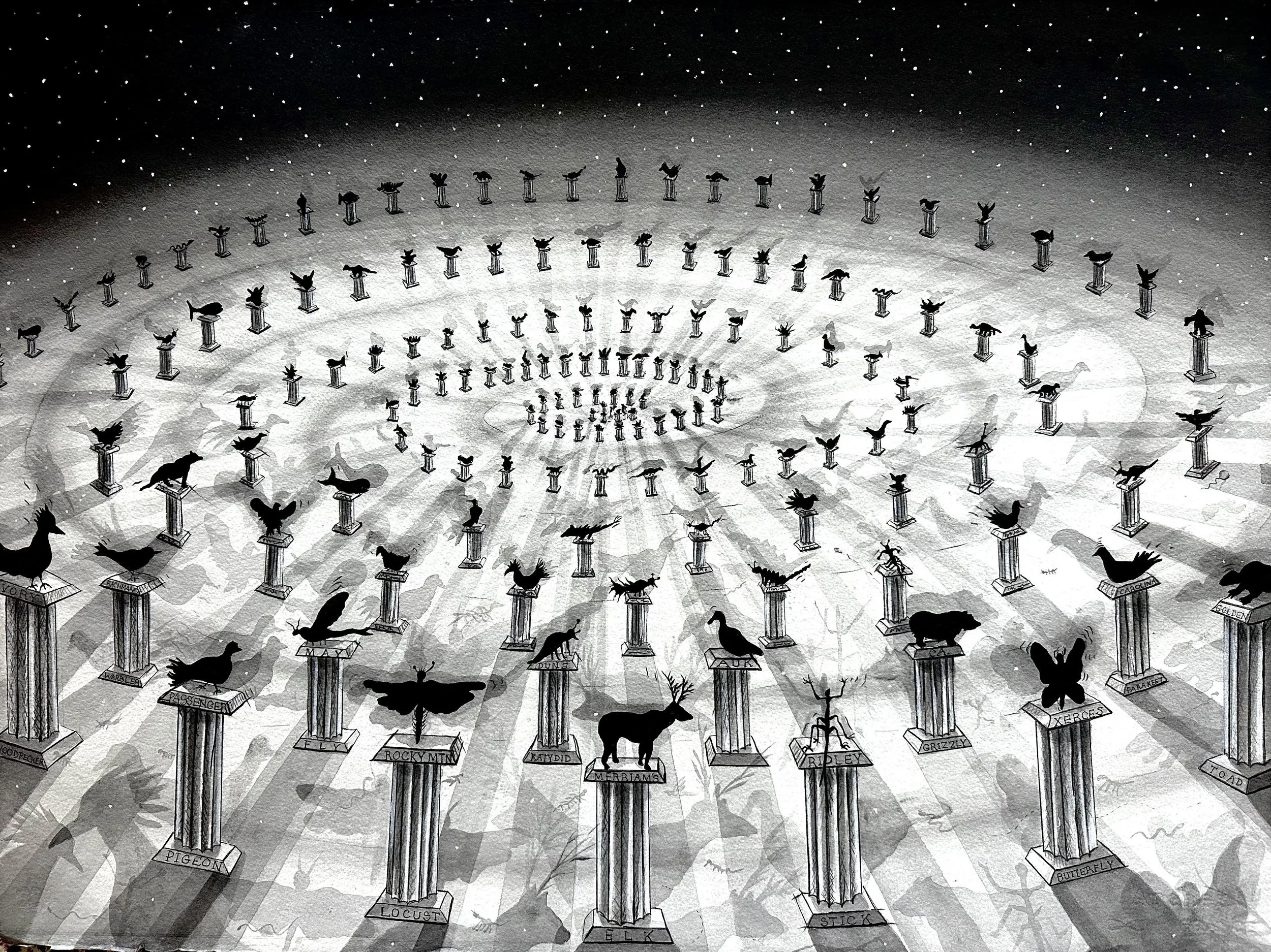 Garden of Zeros proposal  Jay Critchley and Jim Youngerman