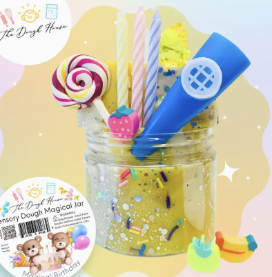 Fun Size Sensory Dough Magical Jar - Birthday