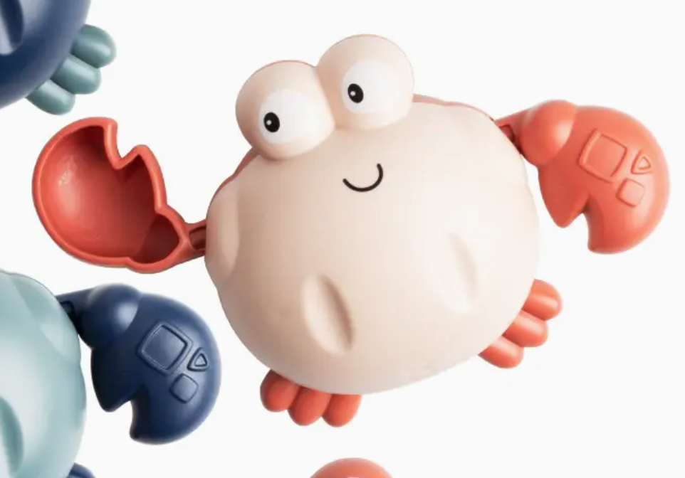 Wind Up Crab - Light Pink